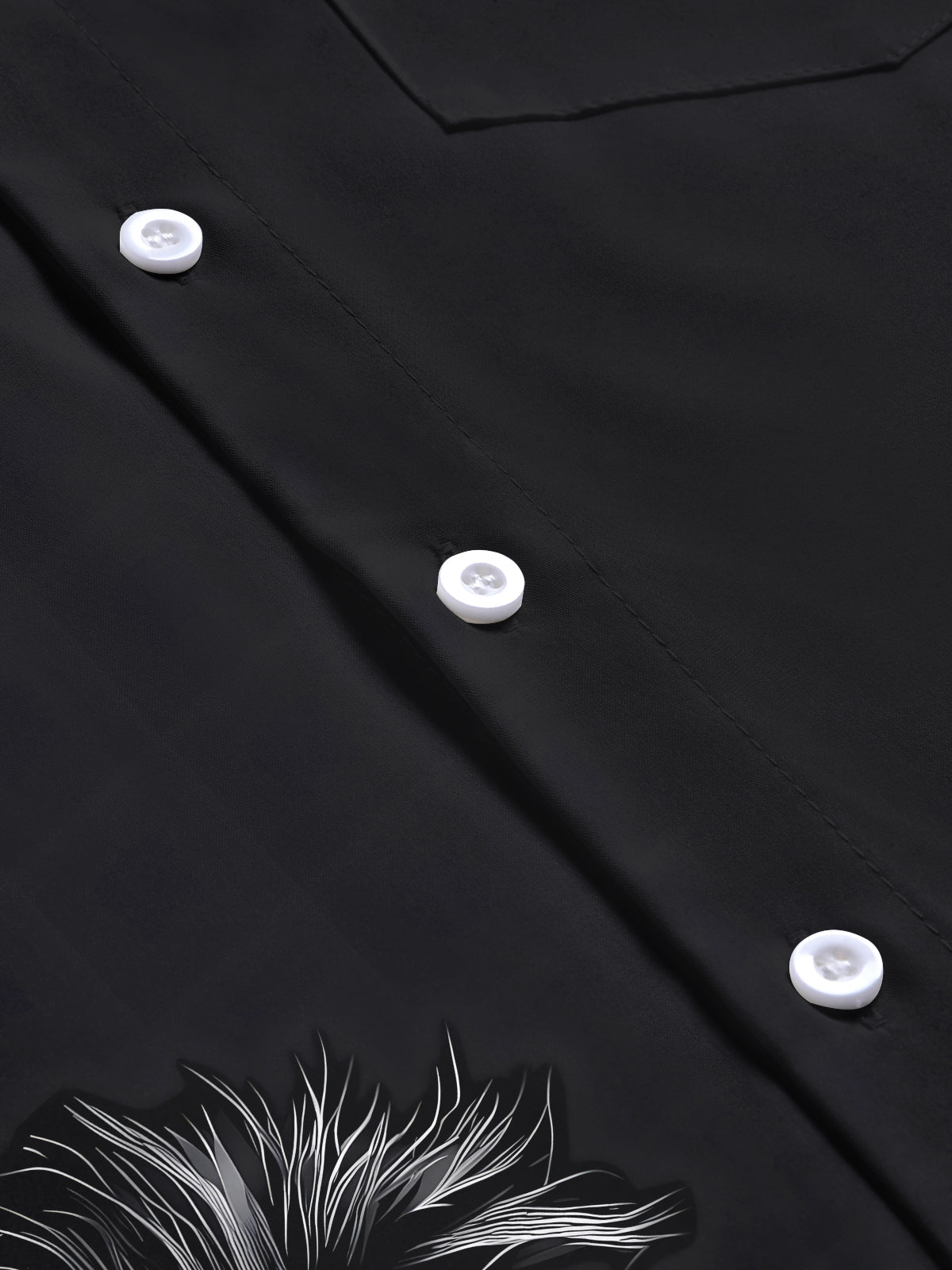 Lion Men's Pocket Short Sleeve Shirts