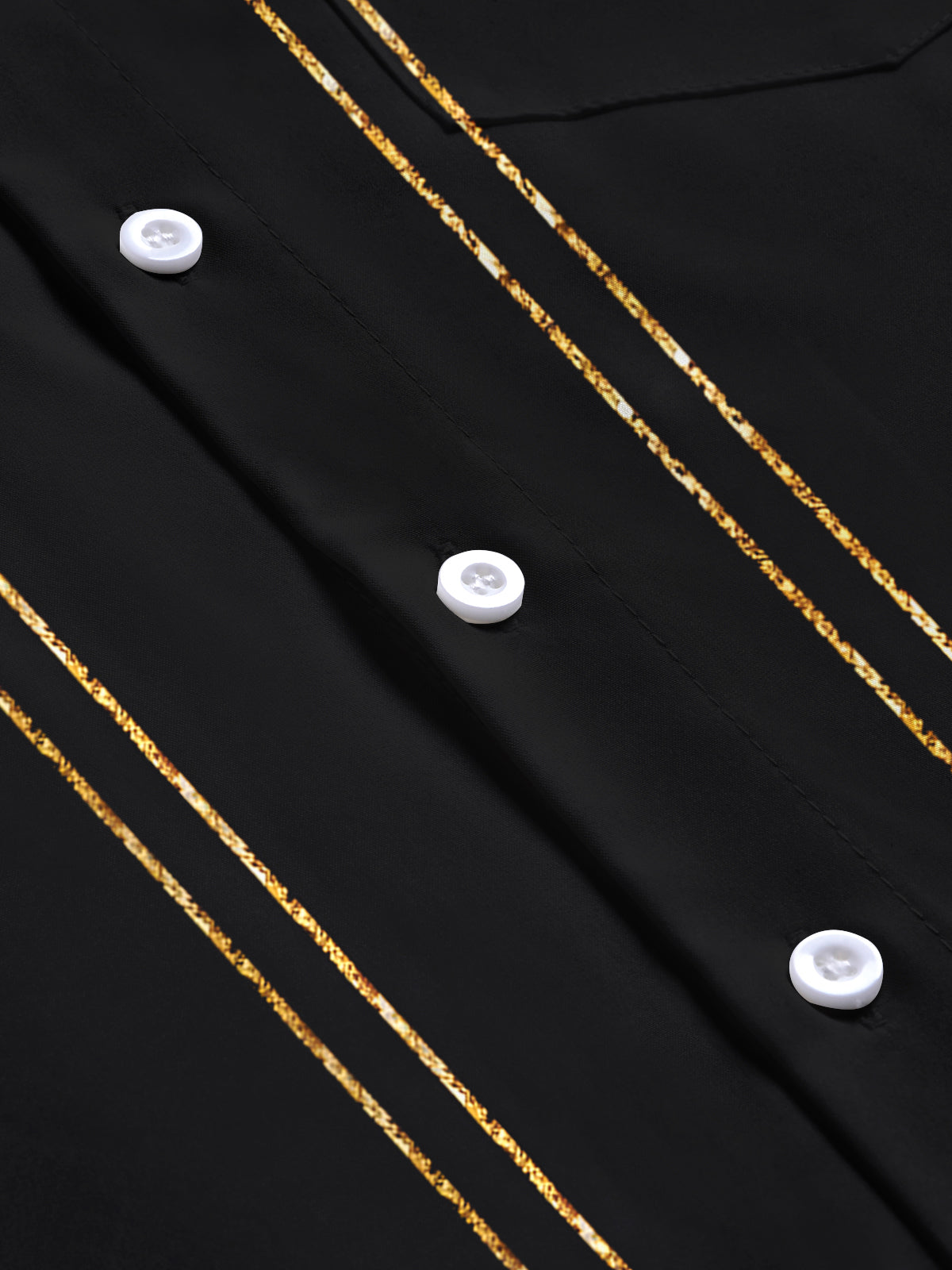 Stripes Men's Pocket Short Sleeve Shirts