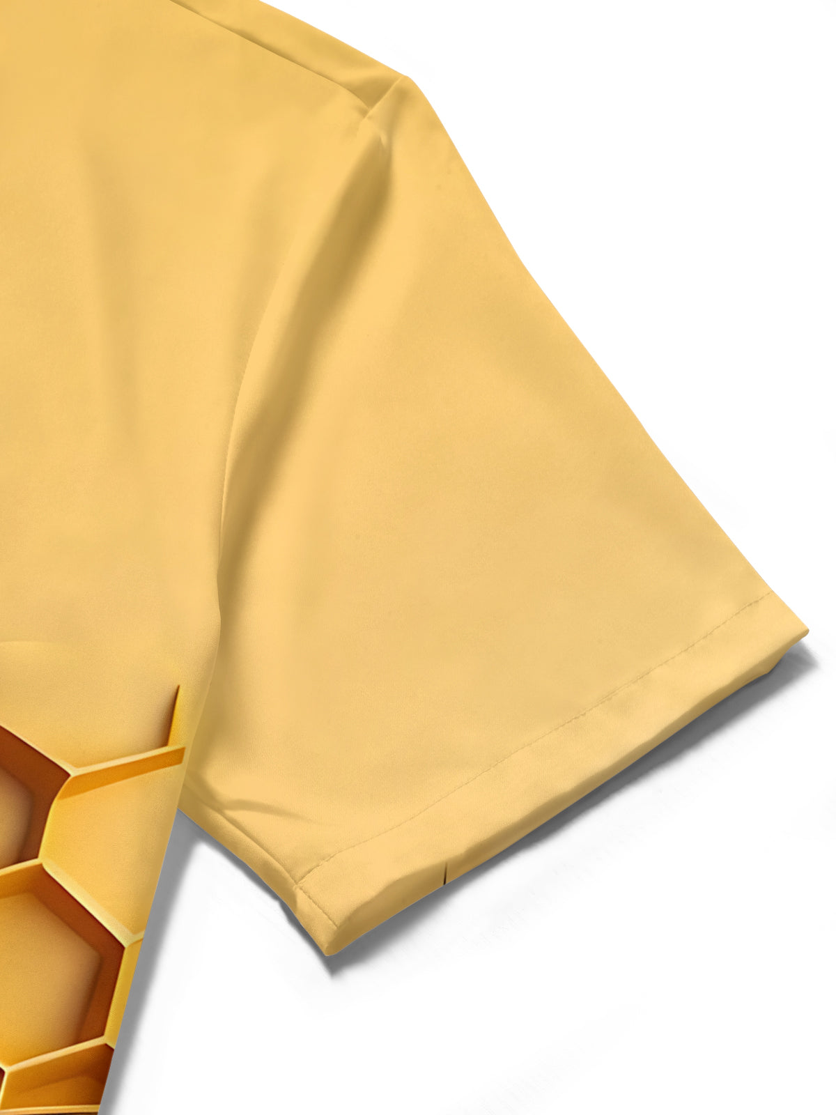 Bee Print Men's Pocket Short Sleeve Shirts