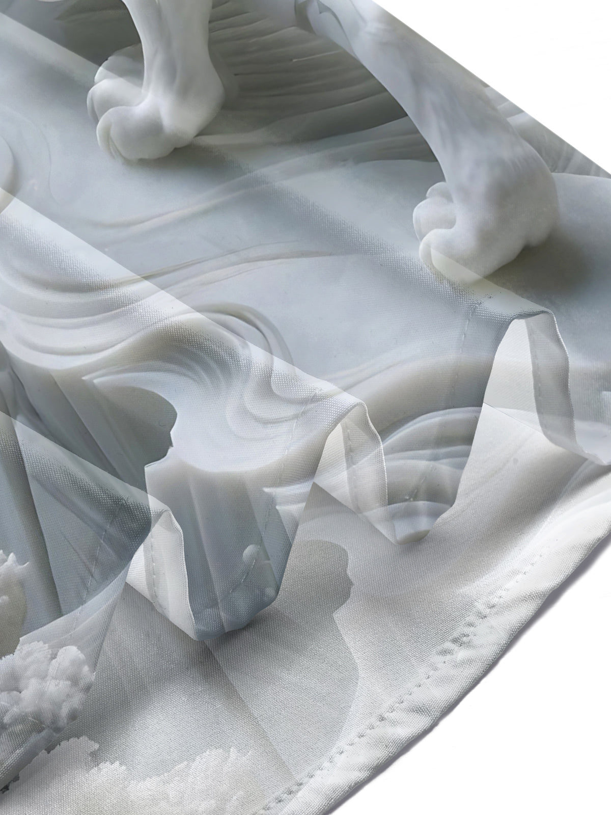 Forest Tiger Art Print Men's Pocket Long Sleeve Shirts