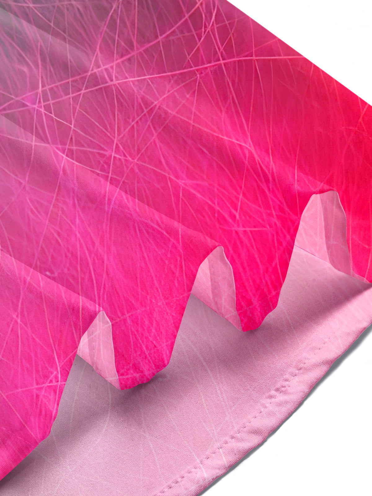 Gradient Lines Geometry Men's Pocket Long Sleeve Shirts