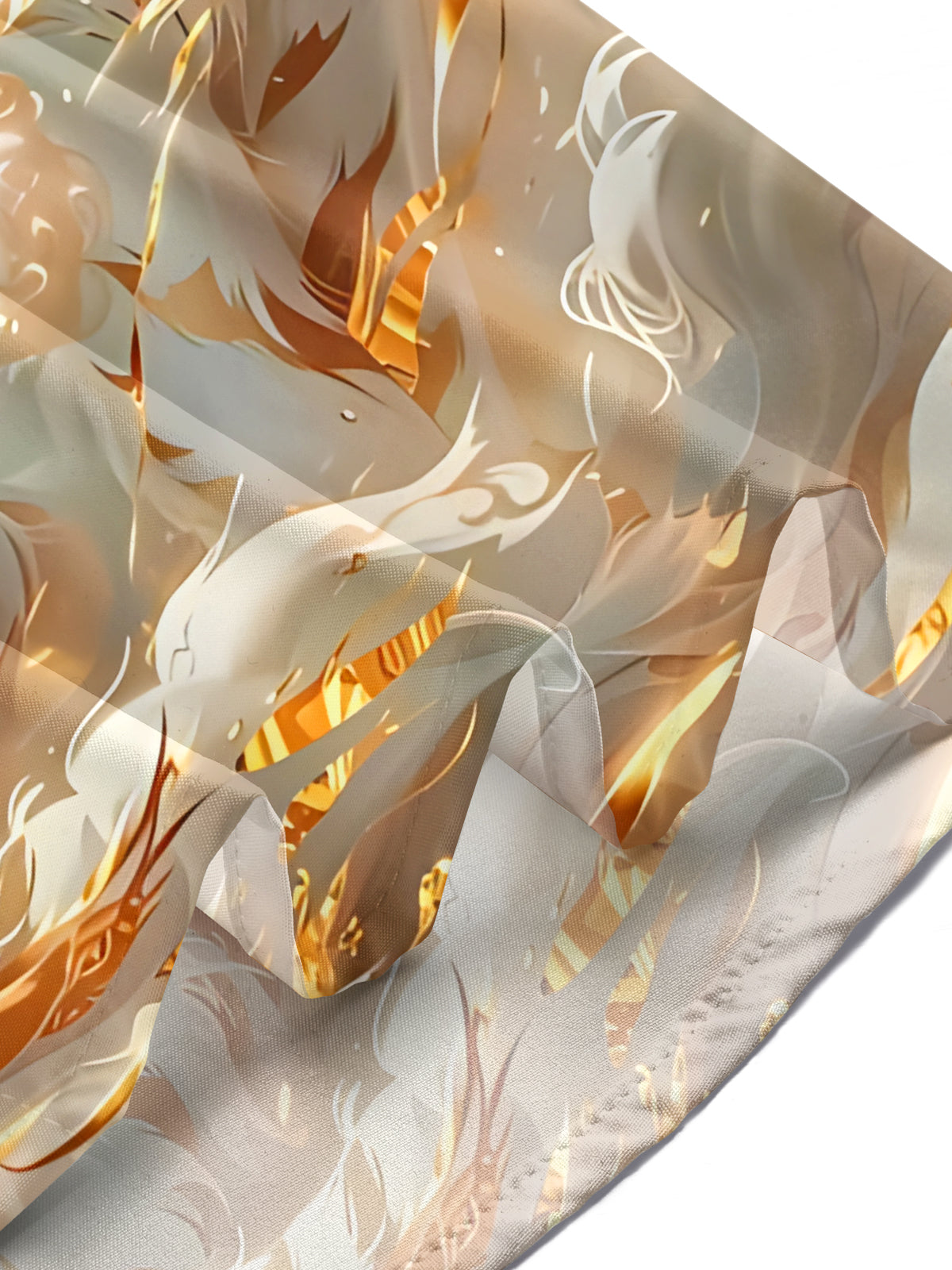 White Tiger Art Print Men's Pocket Short Sleeve Shirts