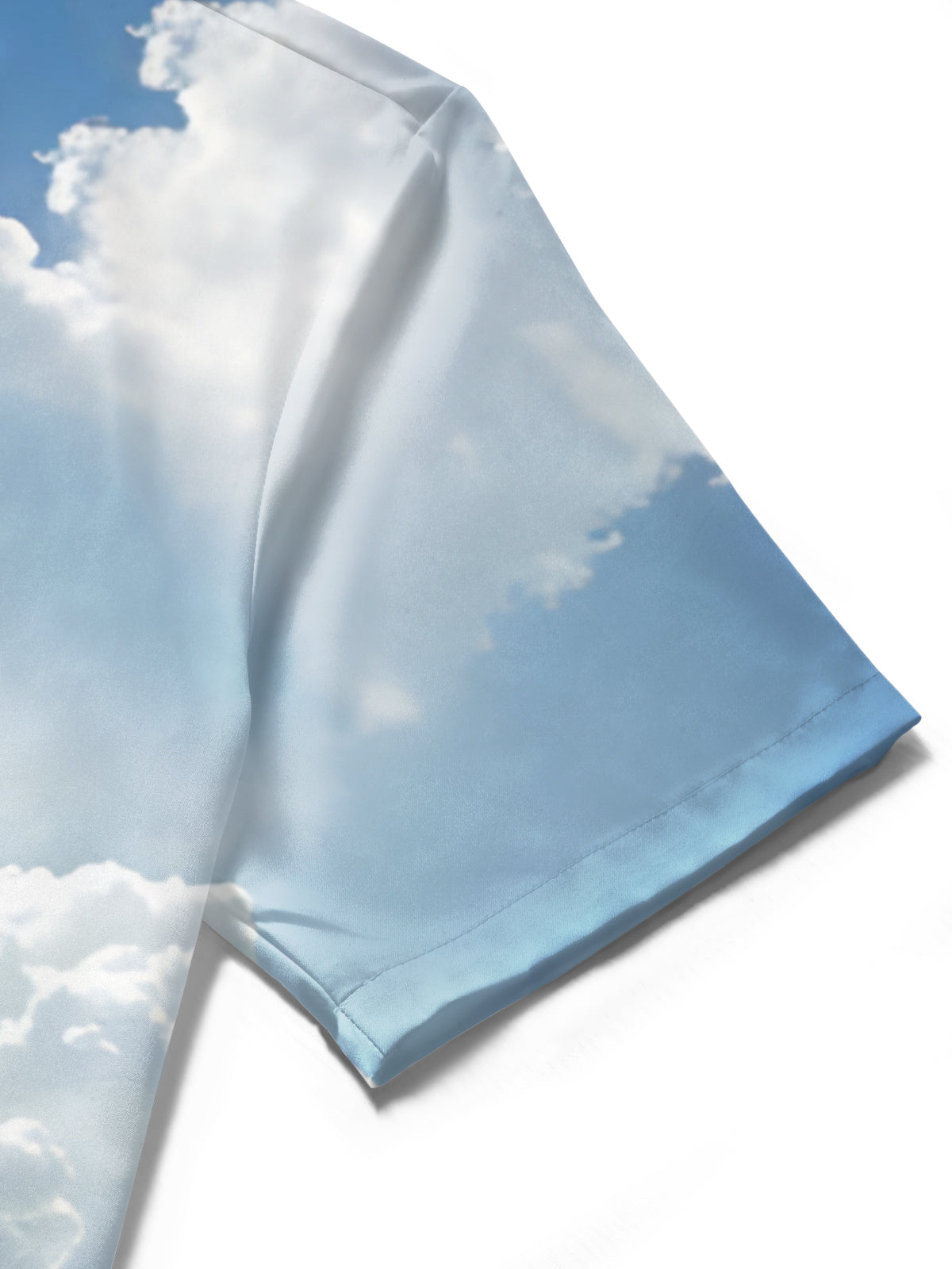 Cloud Dinosaur Art Print Men's Pocket Short Sleeve Shirts