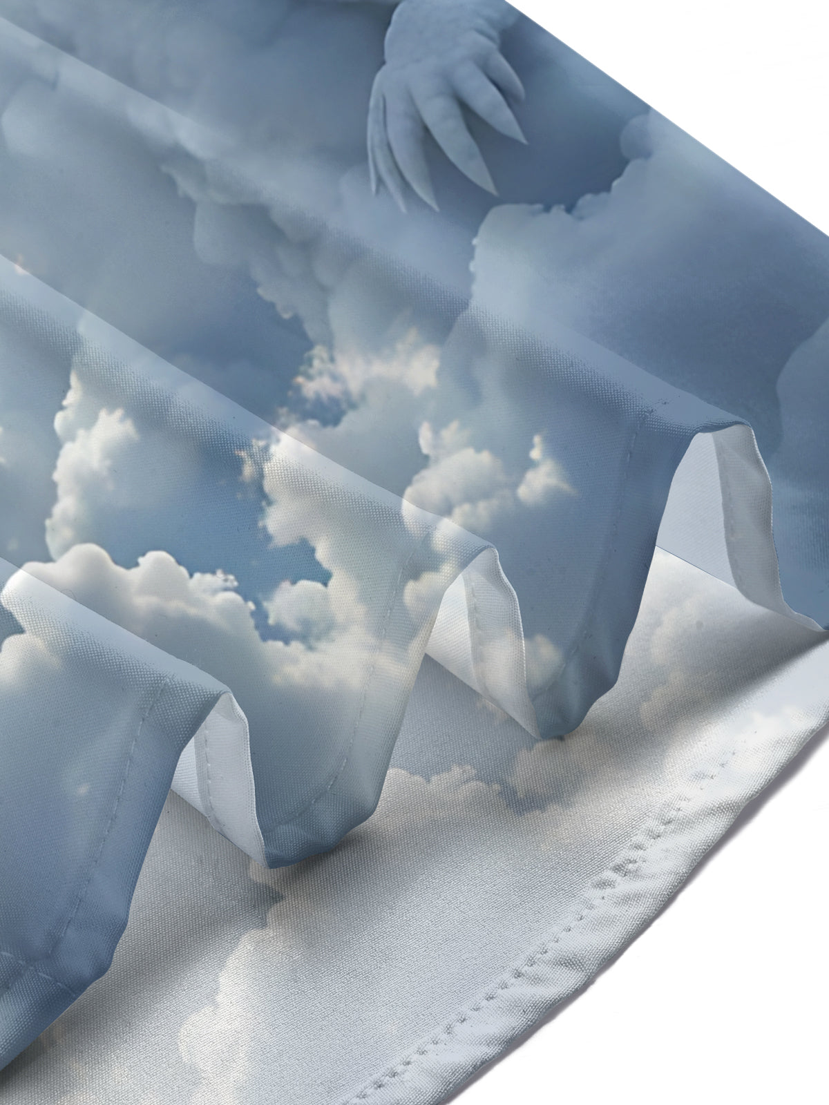 Cloud Dinosaur Art Print Men's Pocket Short Sleeve Shirts