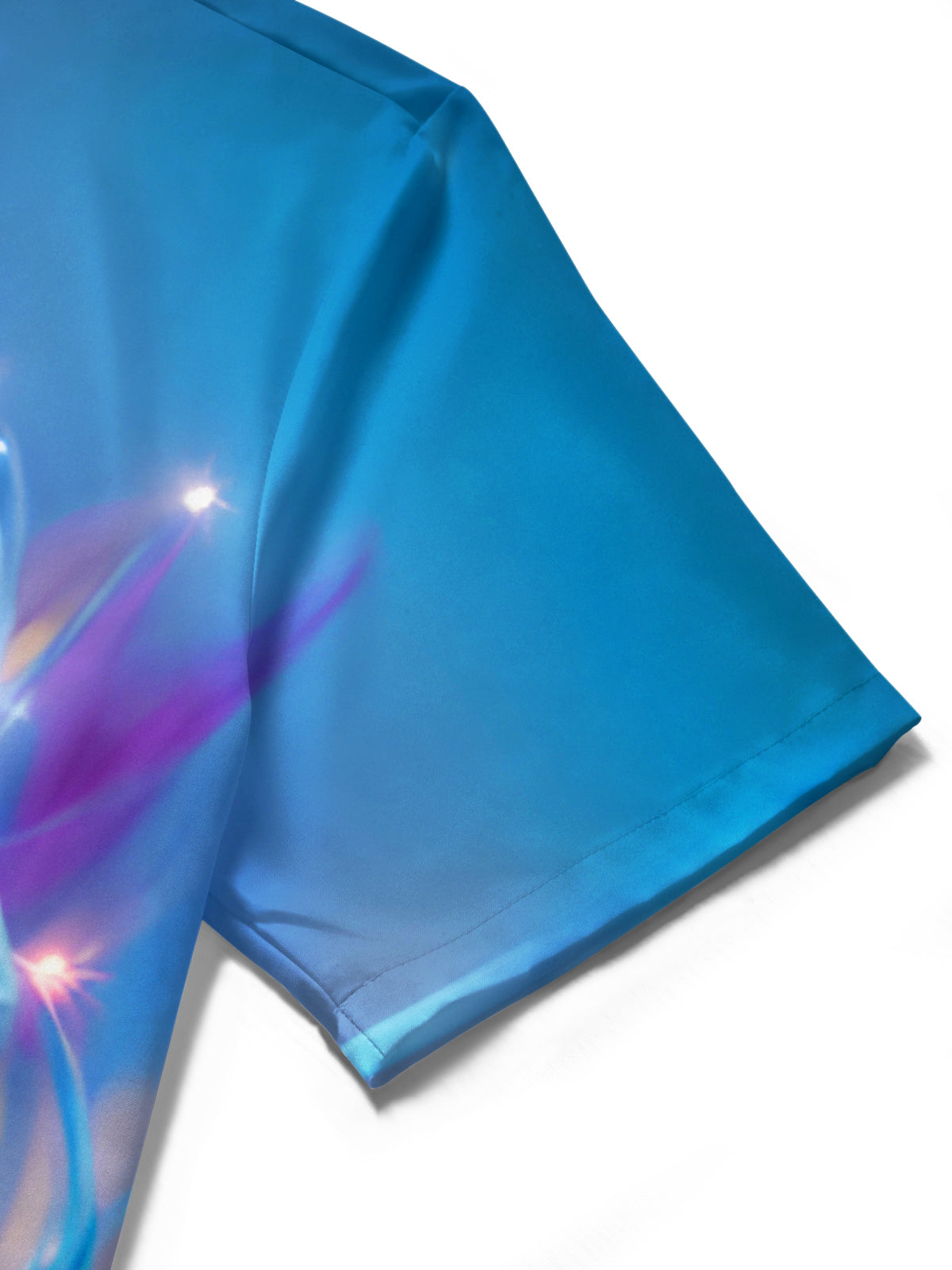 Art Floral Men's Pocket Short Sleeve Shirts