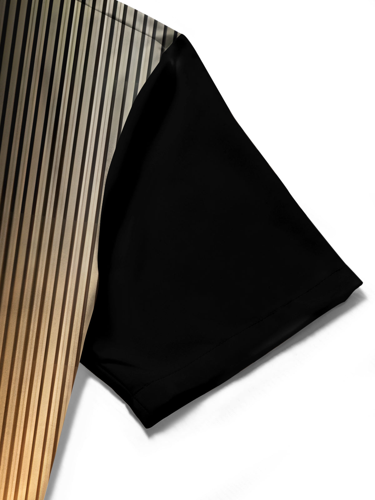 Gradient Art Print Men's Pocket Short Sleeve Shirts