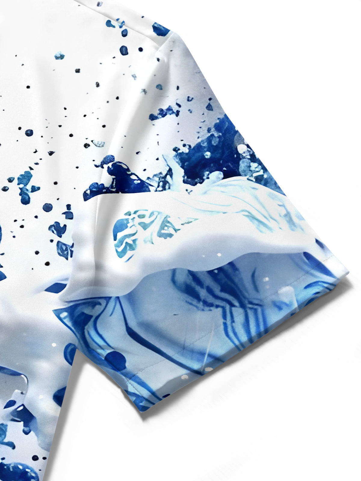 Tie Dye Men's Pocket Short Sleeve Shirts