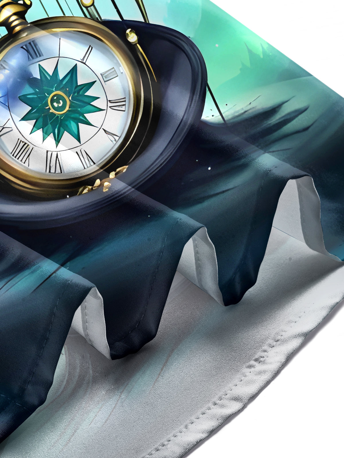 Halloween Day Hat Clock Men's Pocket Short Sleeve Shirts