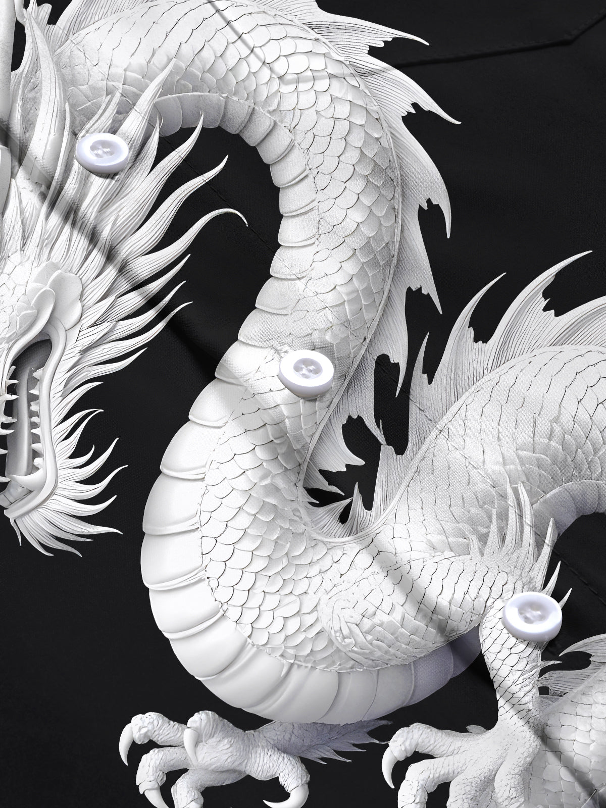 Dragon Men's Pocket Short Sleeve Shirts