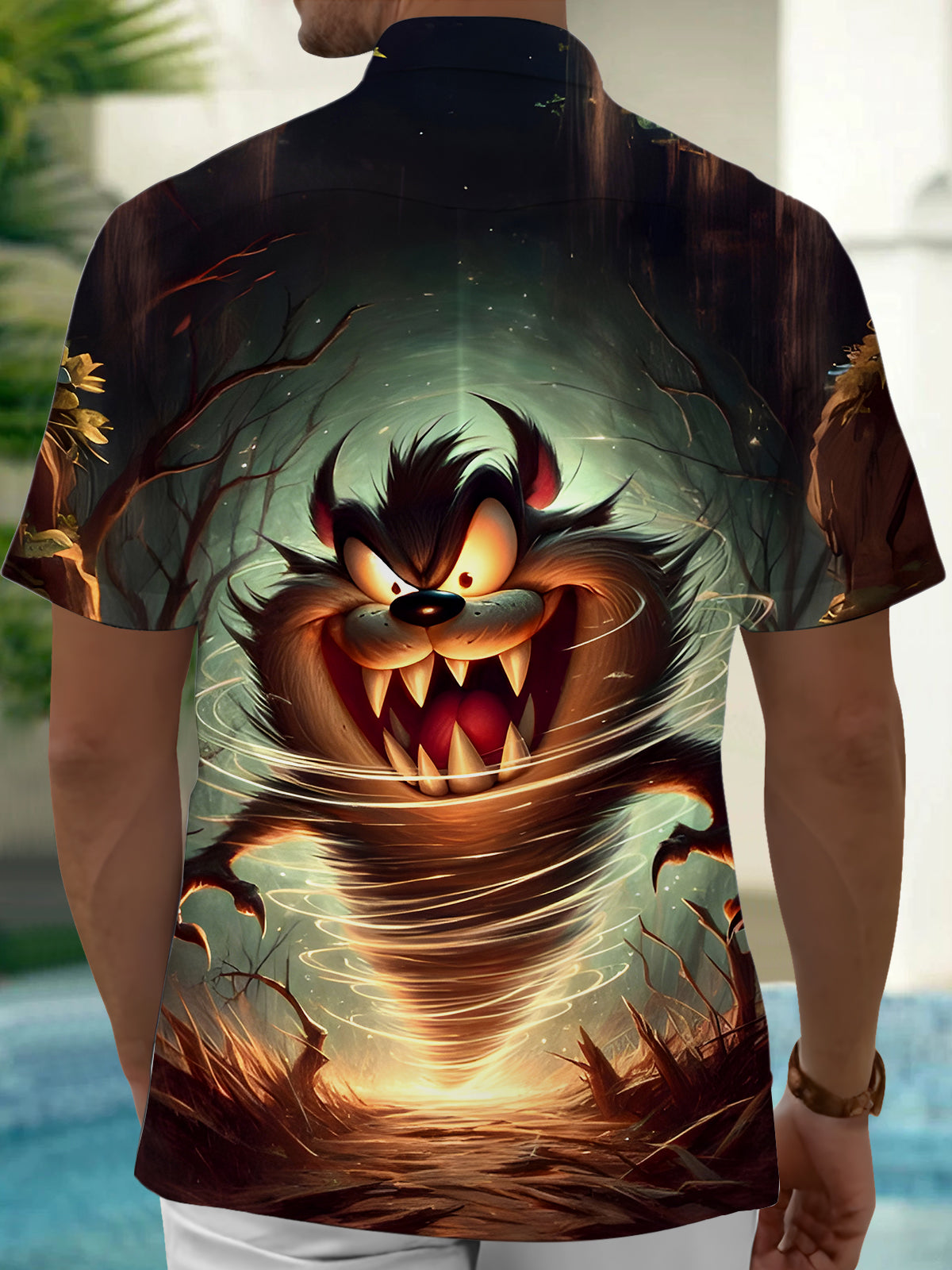 Monster Men's Pocket Short Sleeve Shirts