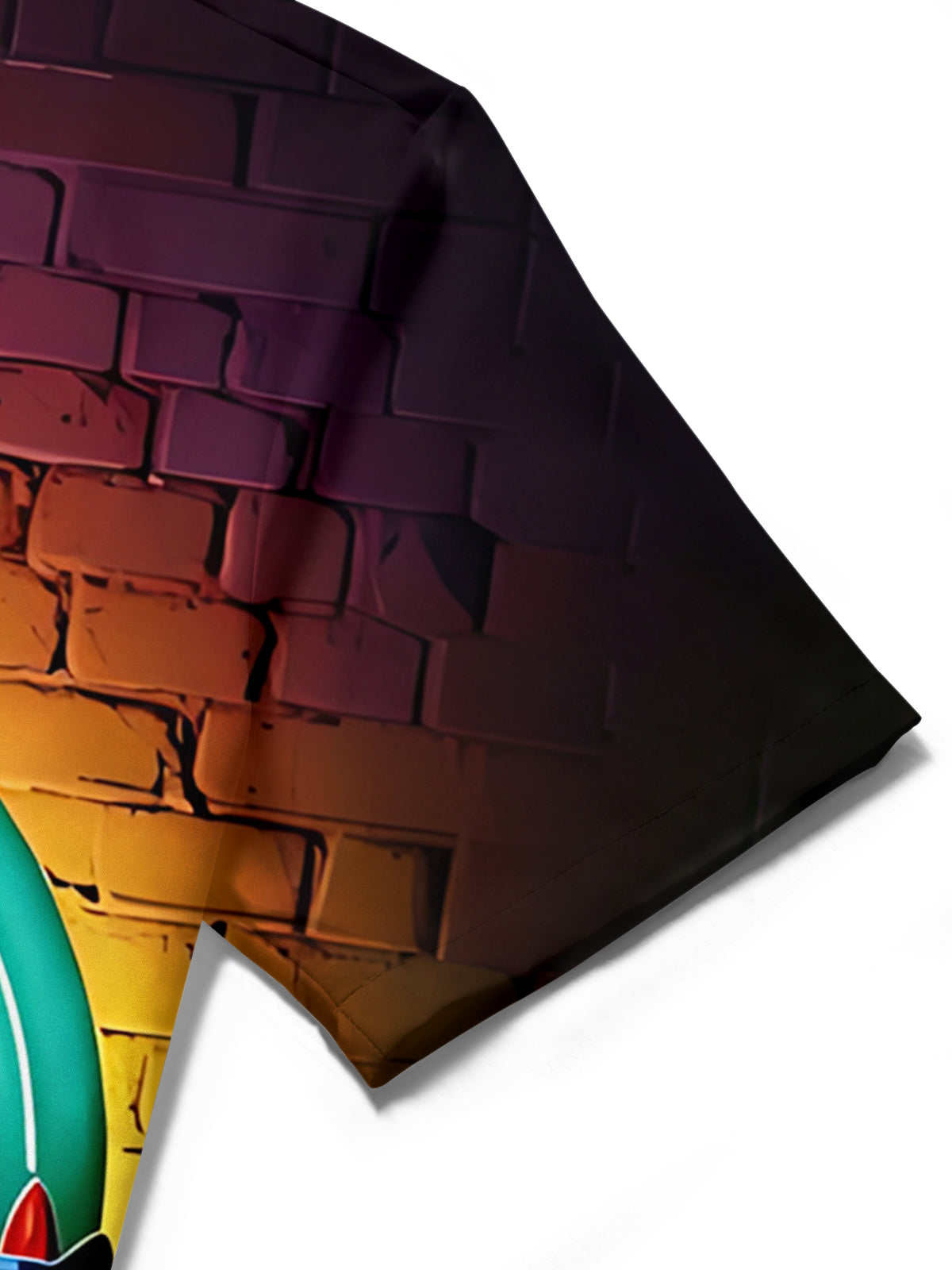 Jukebox Print Men's Pocket Short Sleeve Shirts