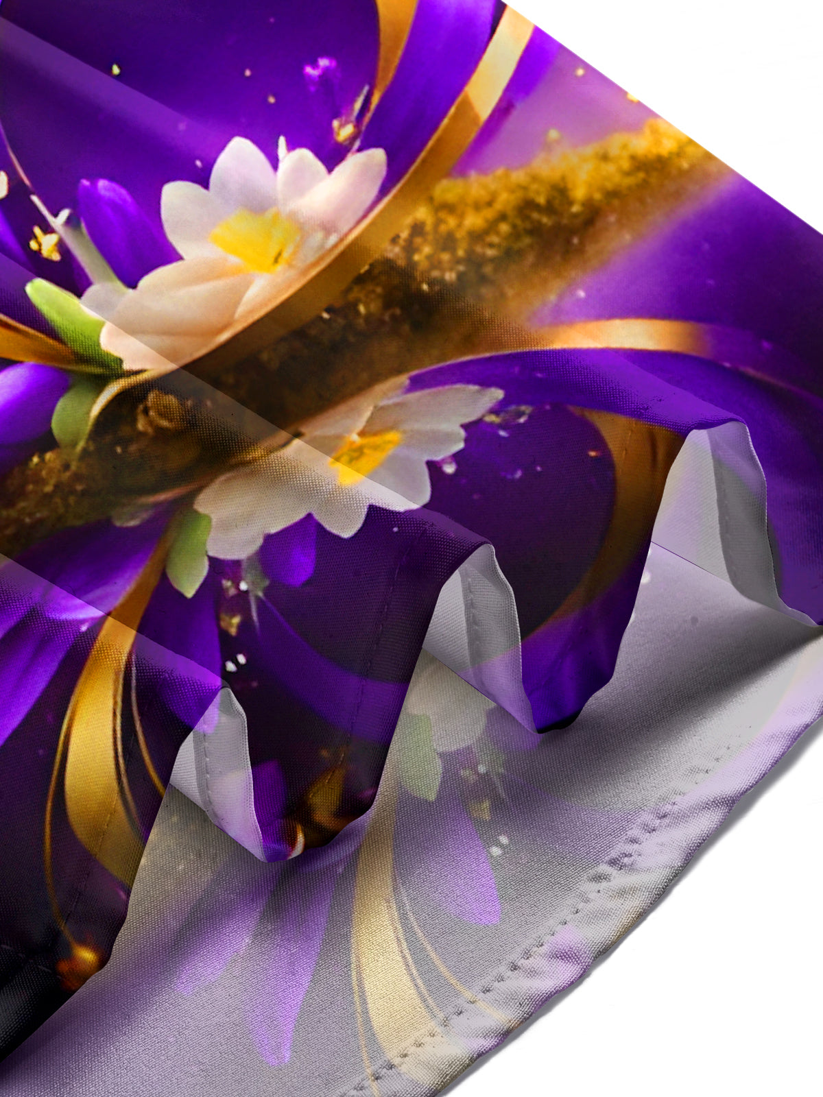 Art Floral Men's Pocket Short Sleeve Shirts