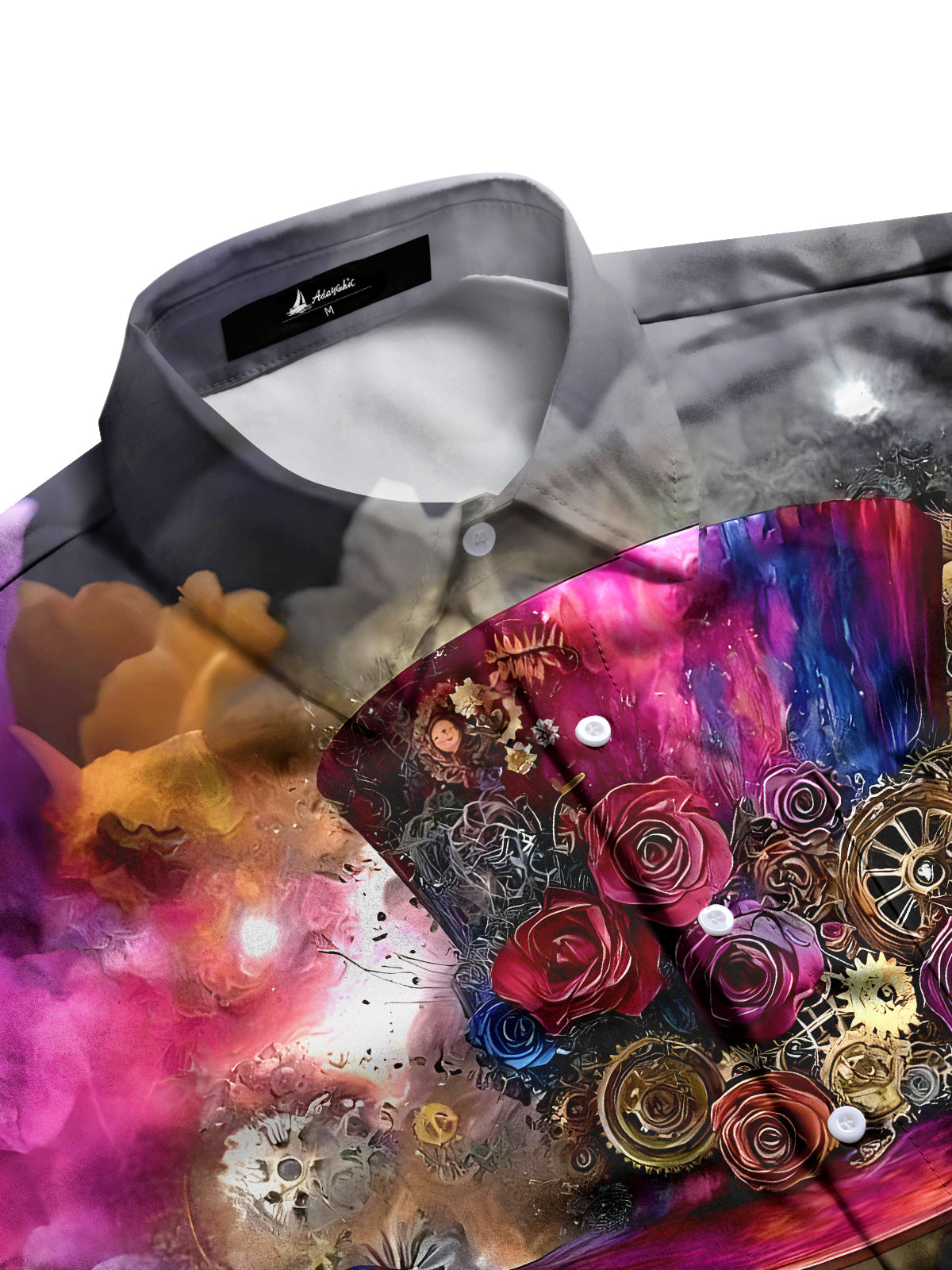 Skull Men's Pocket Short Sleeve Shirts