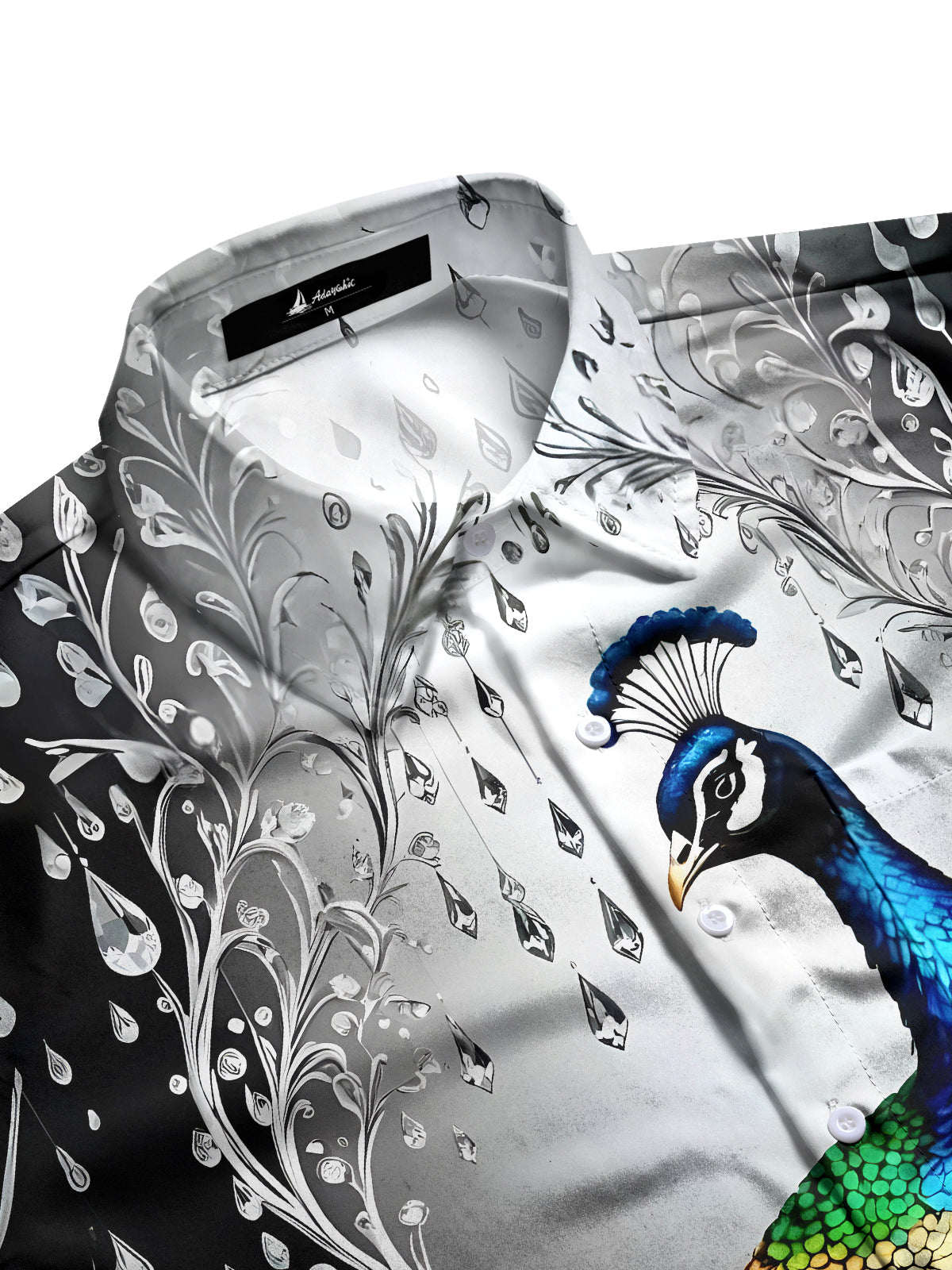 Peacock Men's Pocket Short Sleeve Shirts