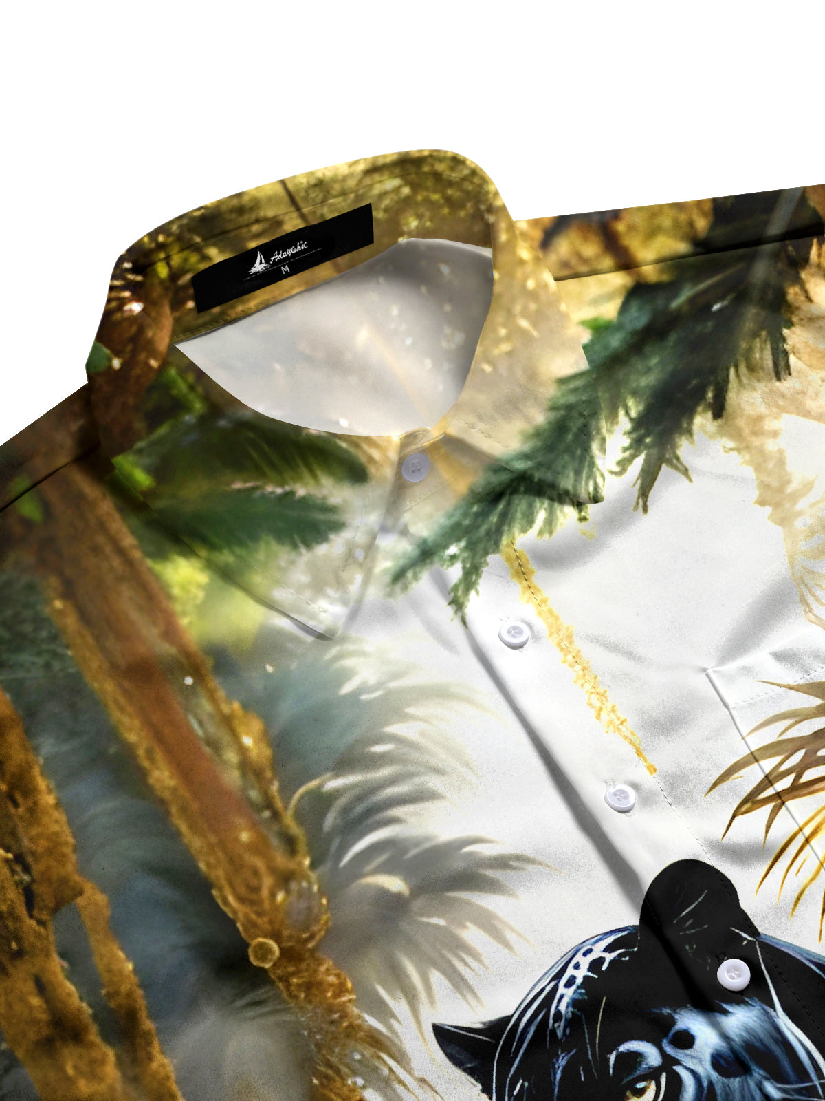 Cheetah Men's Pocket Short Sleeve Shirts