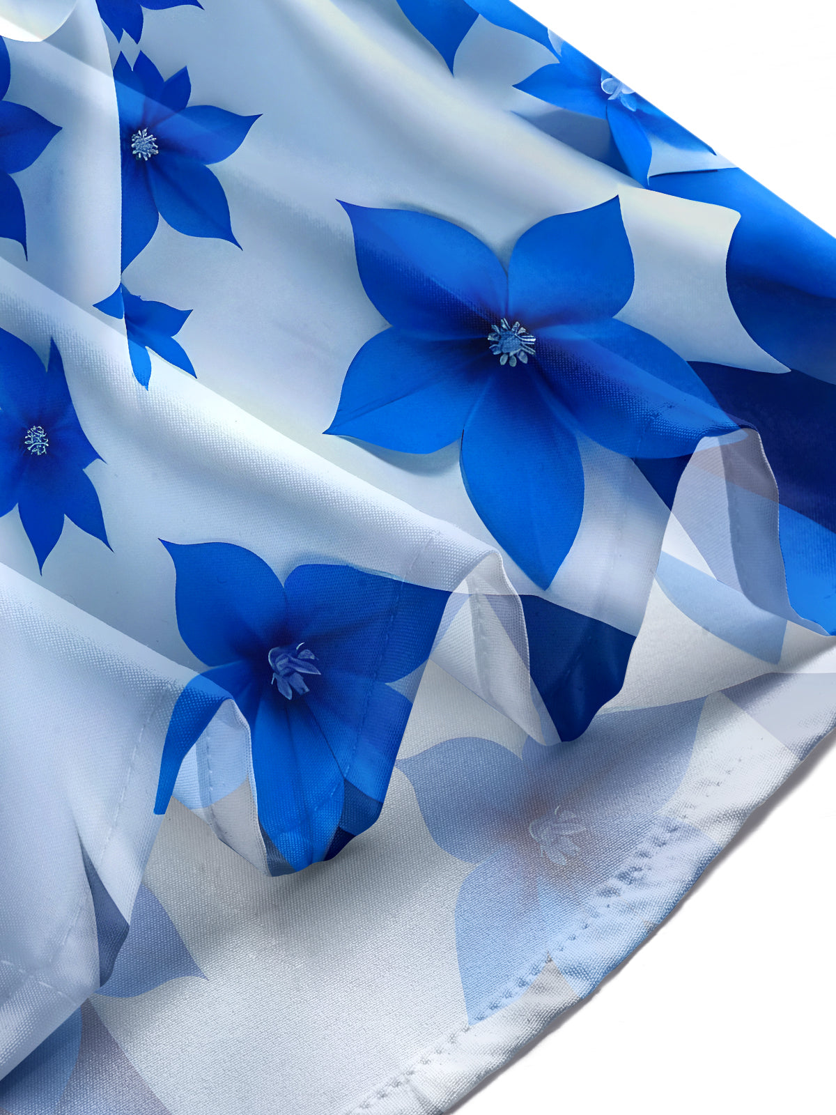 Floral Men's Pocket Short Sleeve Shirts