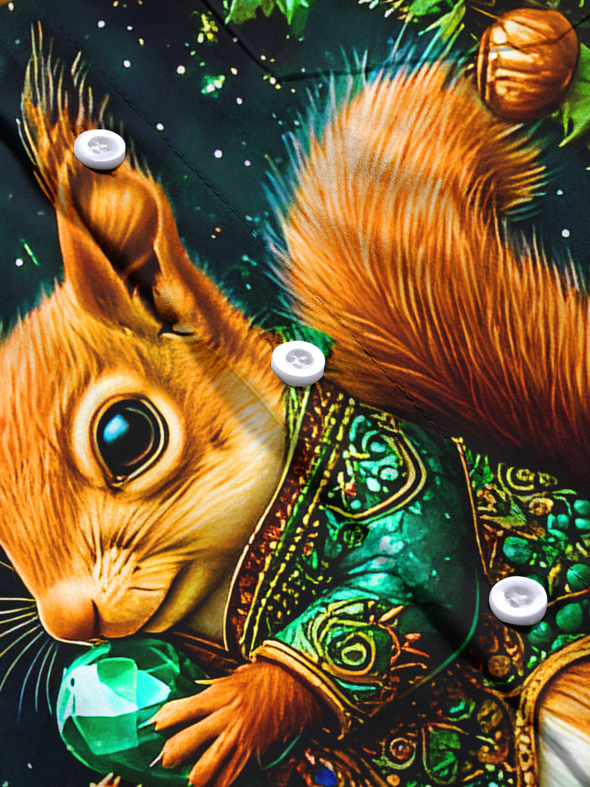 Squirrel Nut Gems Men's Pocket Short Sleeve Shirts