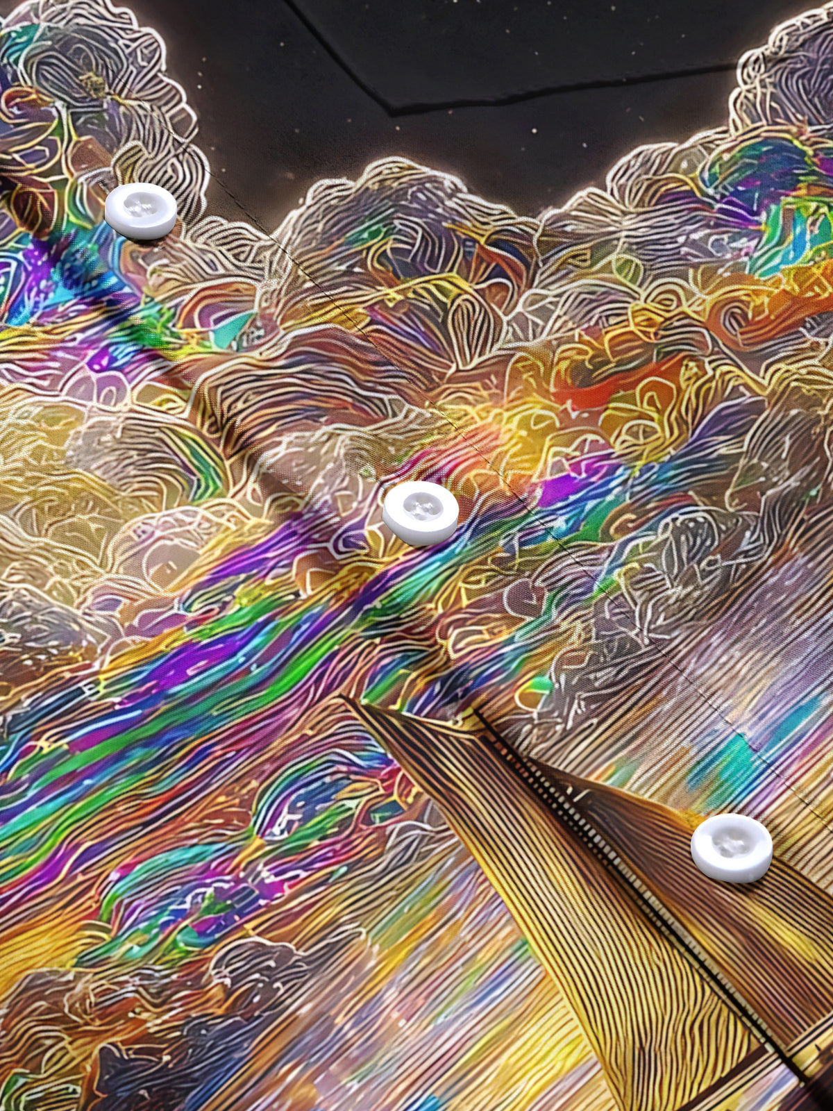 Boat Art Print Men's Pocket Short Sleeve Shirts