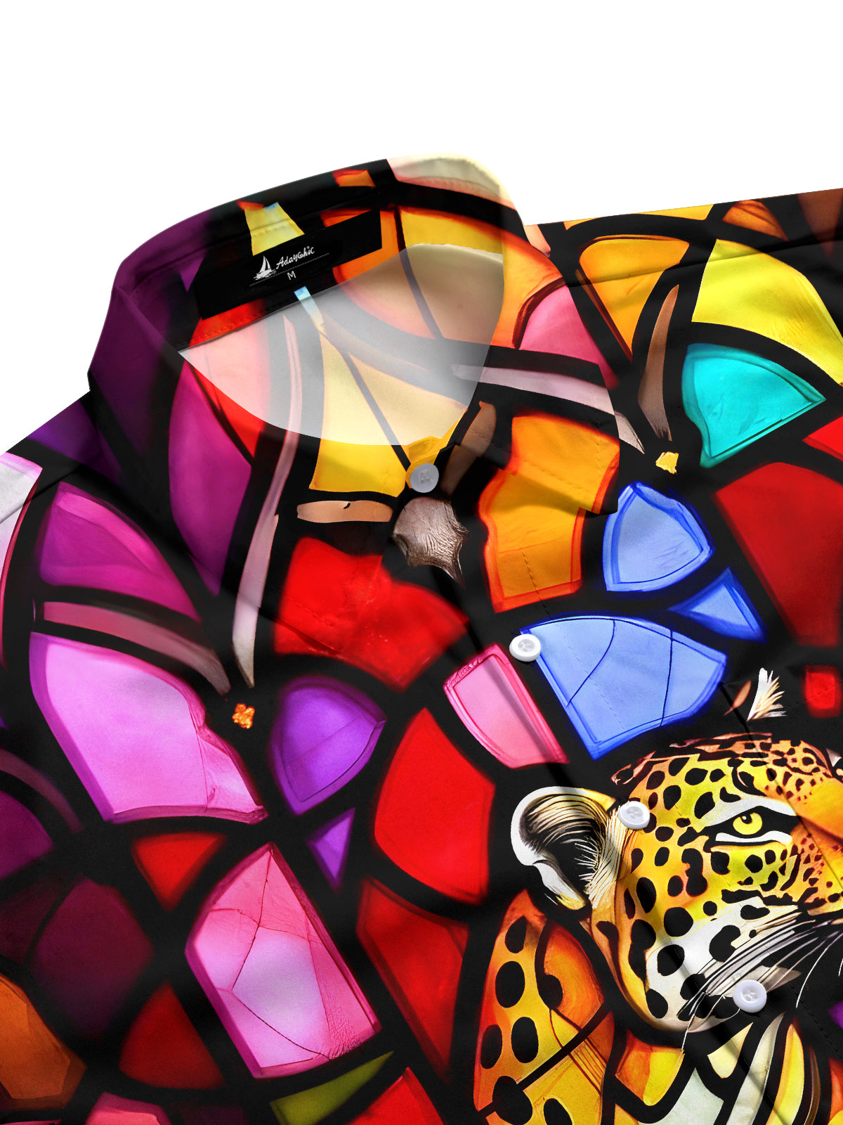 Cheetah Men's Pocket Short Sleeve Shirts