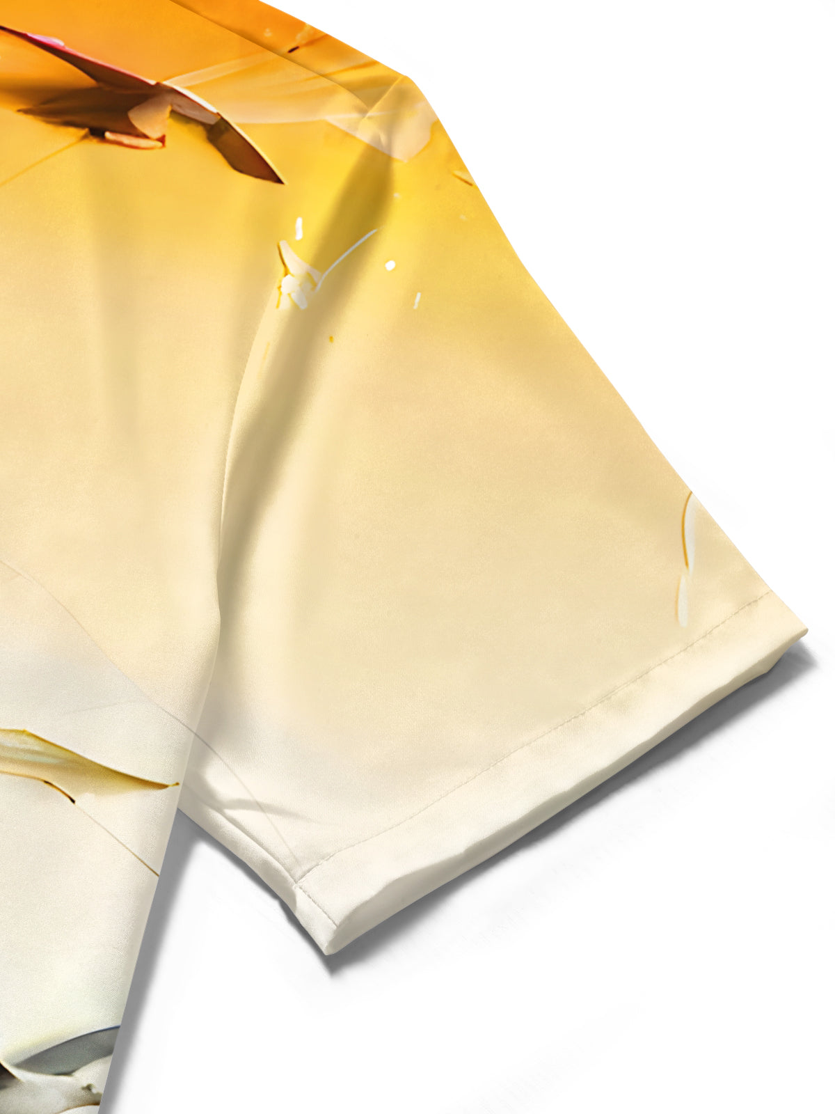 Lighthouse Floral Seagulls Whale Tie Dye Art Relief Men's Pocket Short Sleeve Shirts