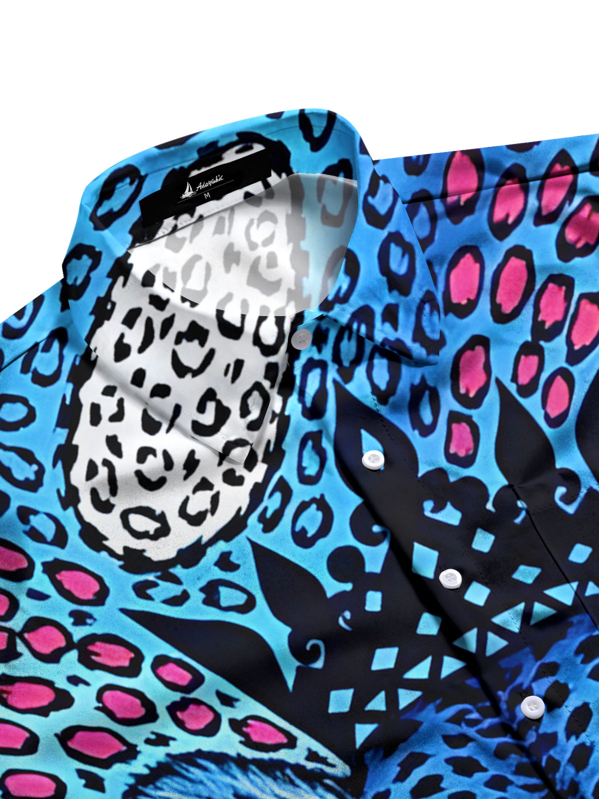 Cheetah Men's Pocket Short Sleeve Shirts