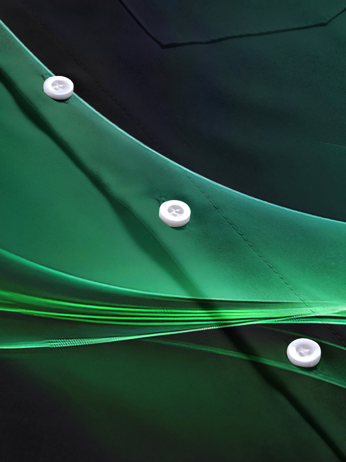 Abstract Men's Pocket Long Sleeve Shirts