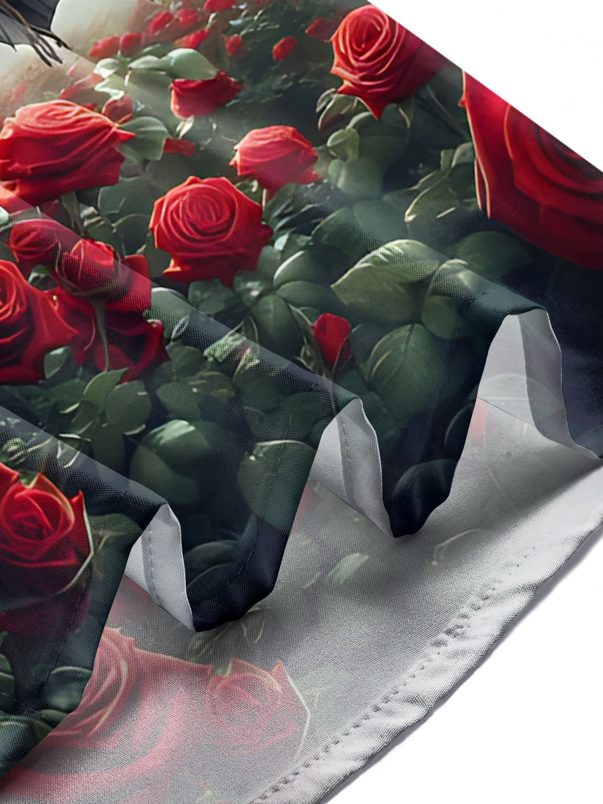 Bat Moon Print Men's Pocket Short Sleeve Shirts