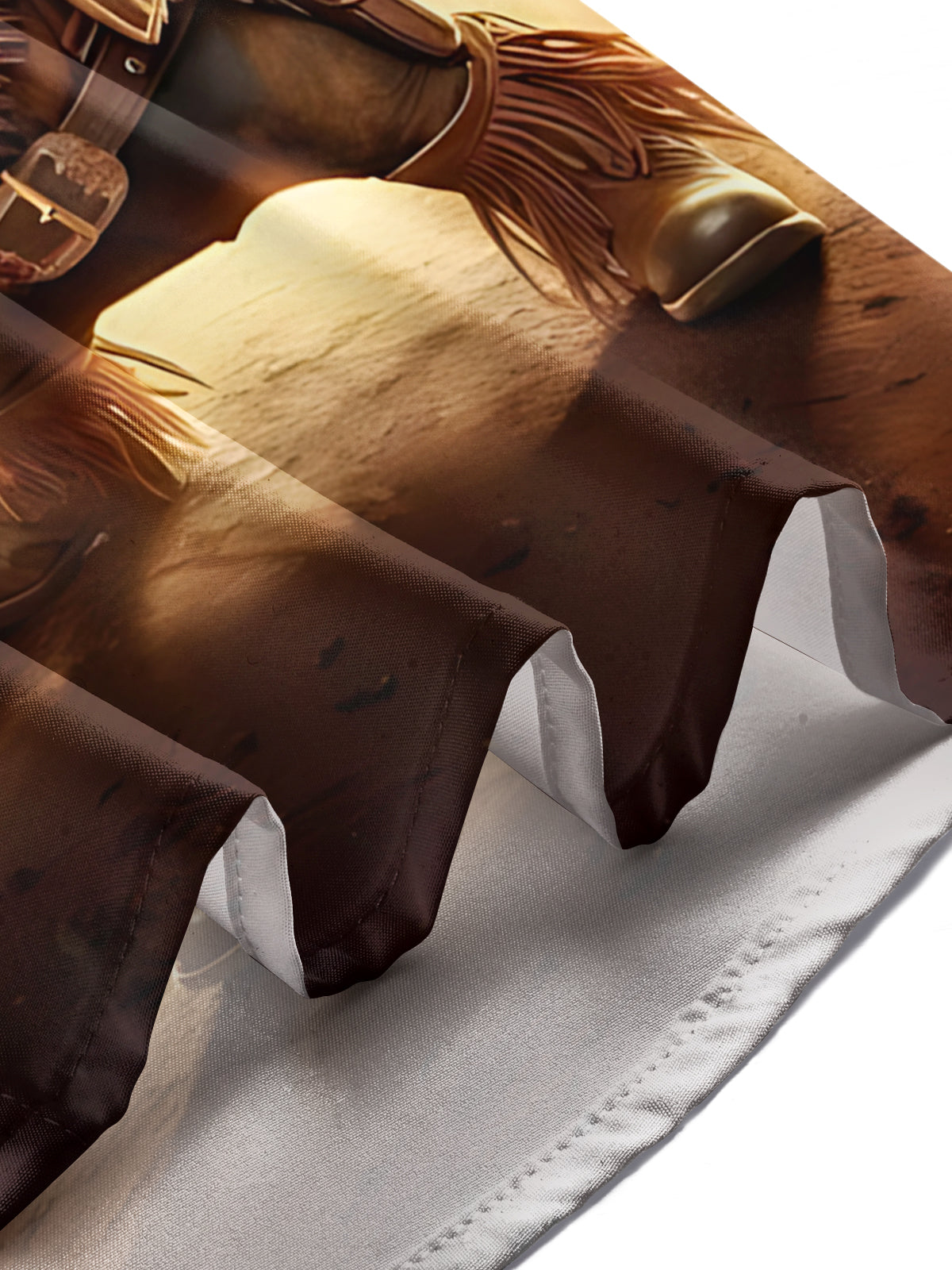 Western Cowboy Dachshund Print Men's Pocket Short Sleeve Shirts