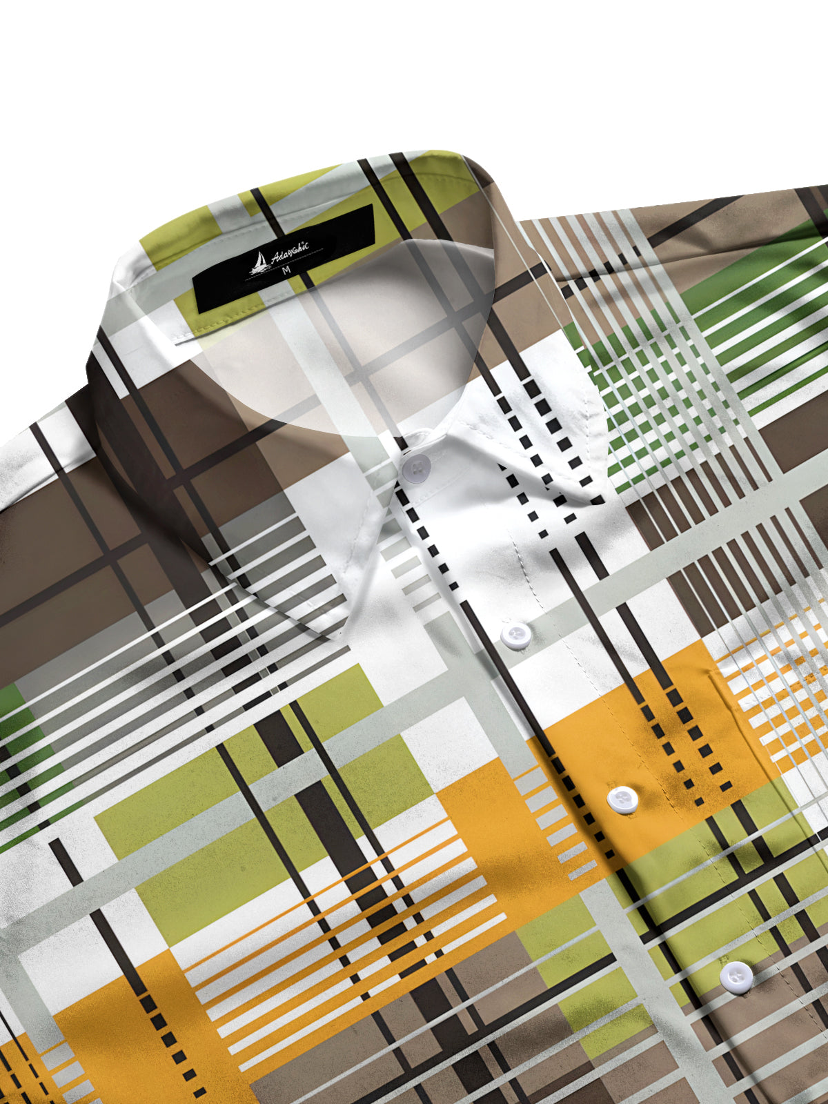 Geometry Men's Pocket Long Sleeve Shirts