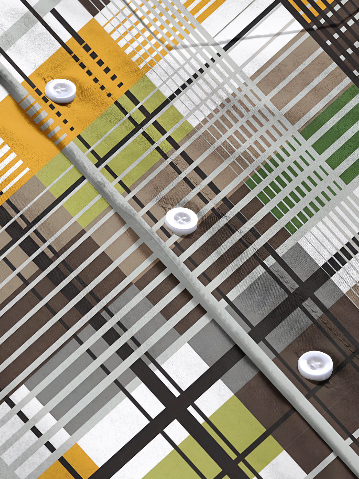 Geometry Men's Pocket Long Sleeve Shirts