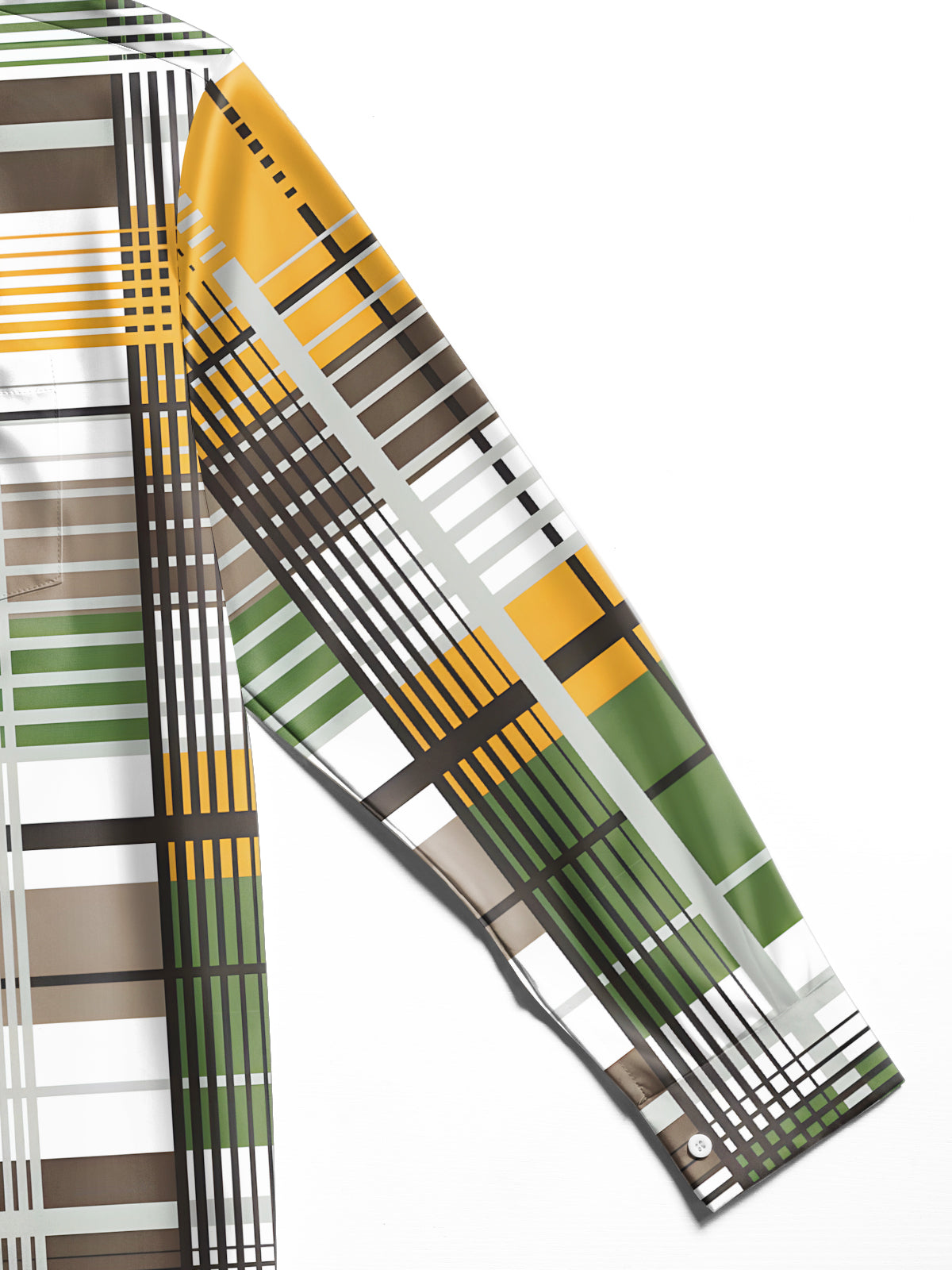 Geometry Men's Pocket Long Sleeve Shirts