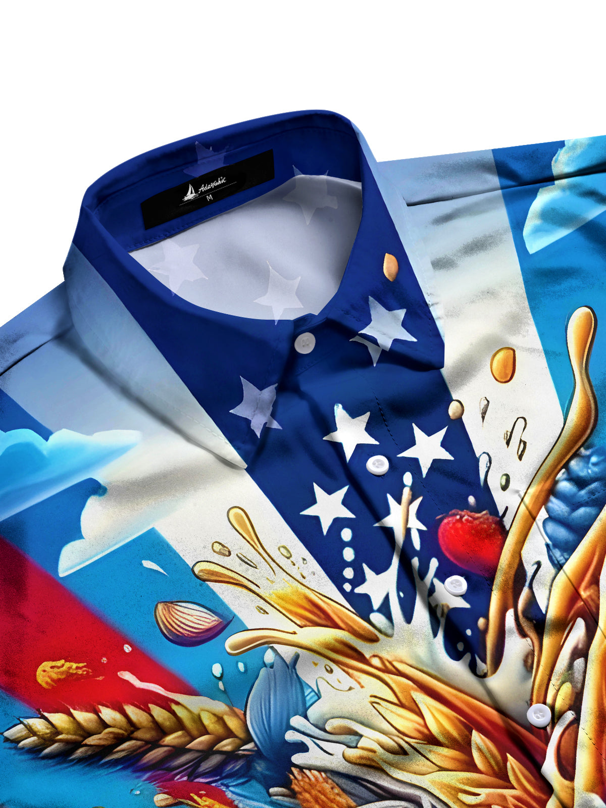 Beer Men's Pocket Short Sleeve Shirts