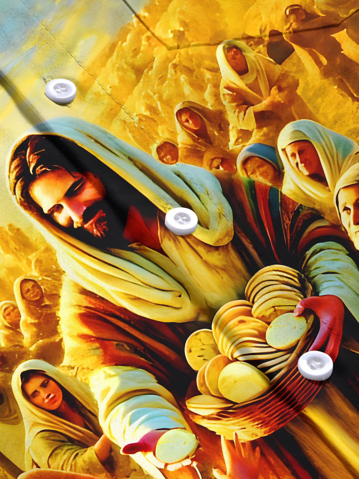 Jesus Religion Men's Pocket Long Sleeve Shirts