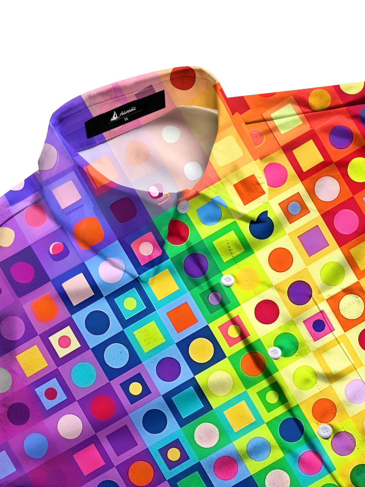 Geometry Men's Pocket Long Sleeve Shirts