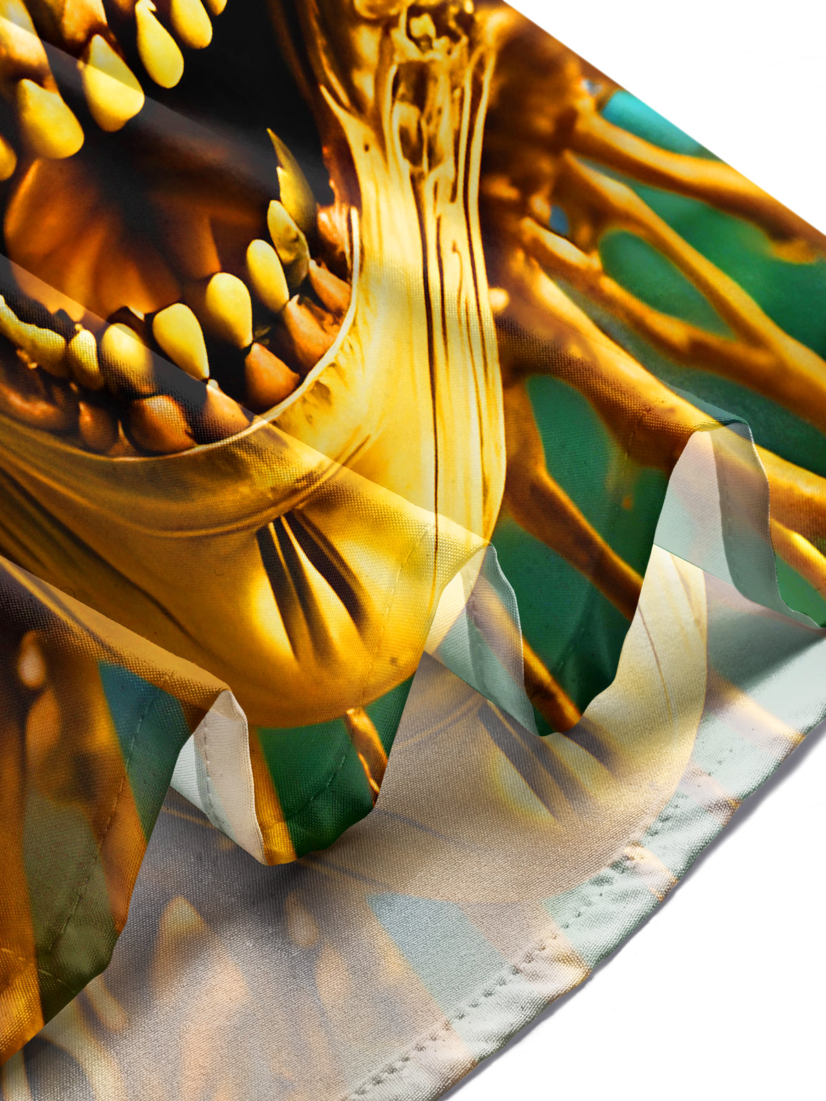 Funny Horror Art Relief Halloween Men's Pocket Short Sleeve Shirts