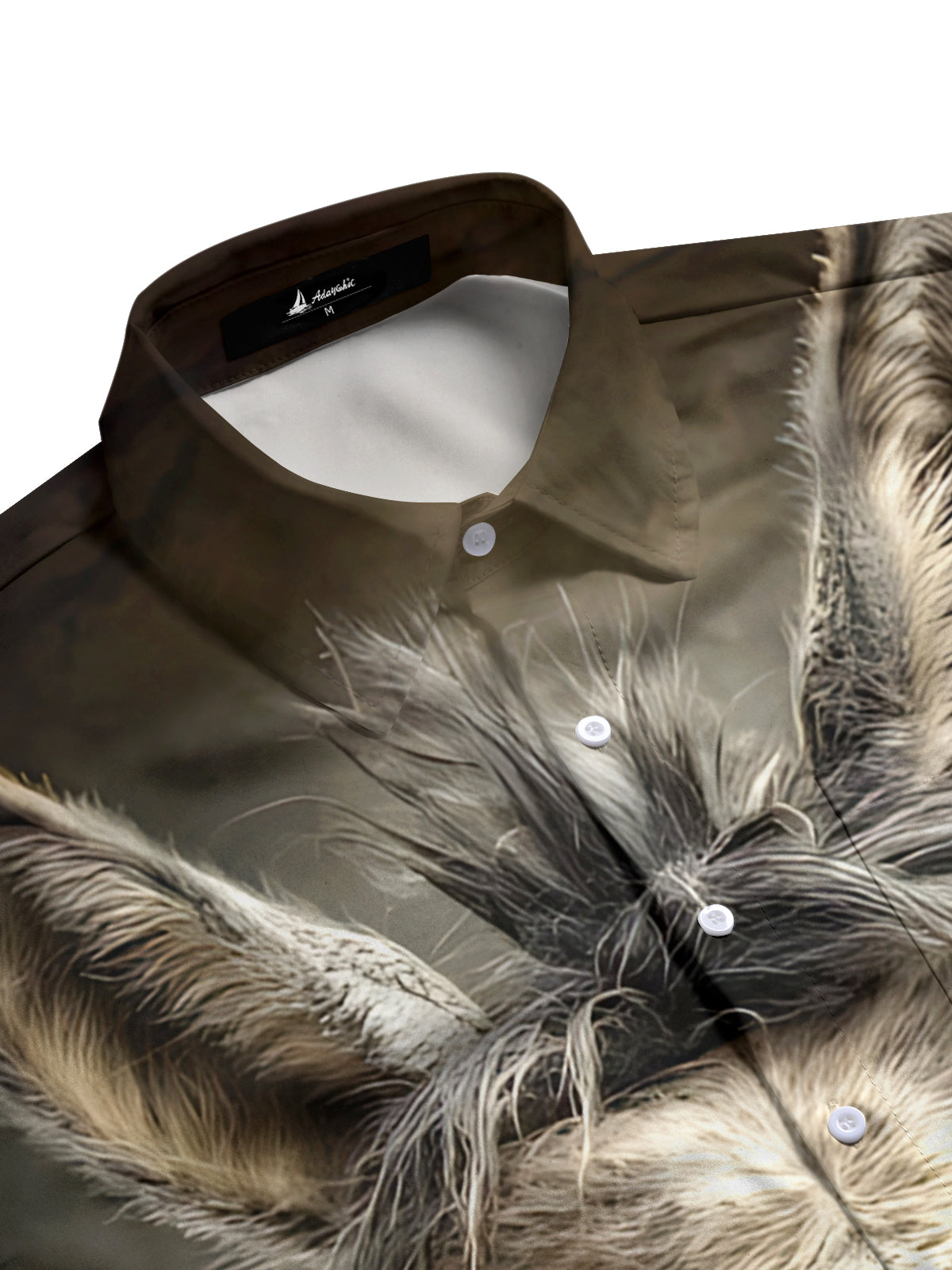 Donkey Print Men's Pocket Short Sleeve Shirts