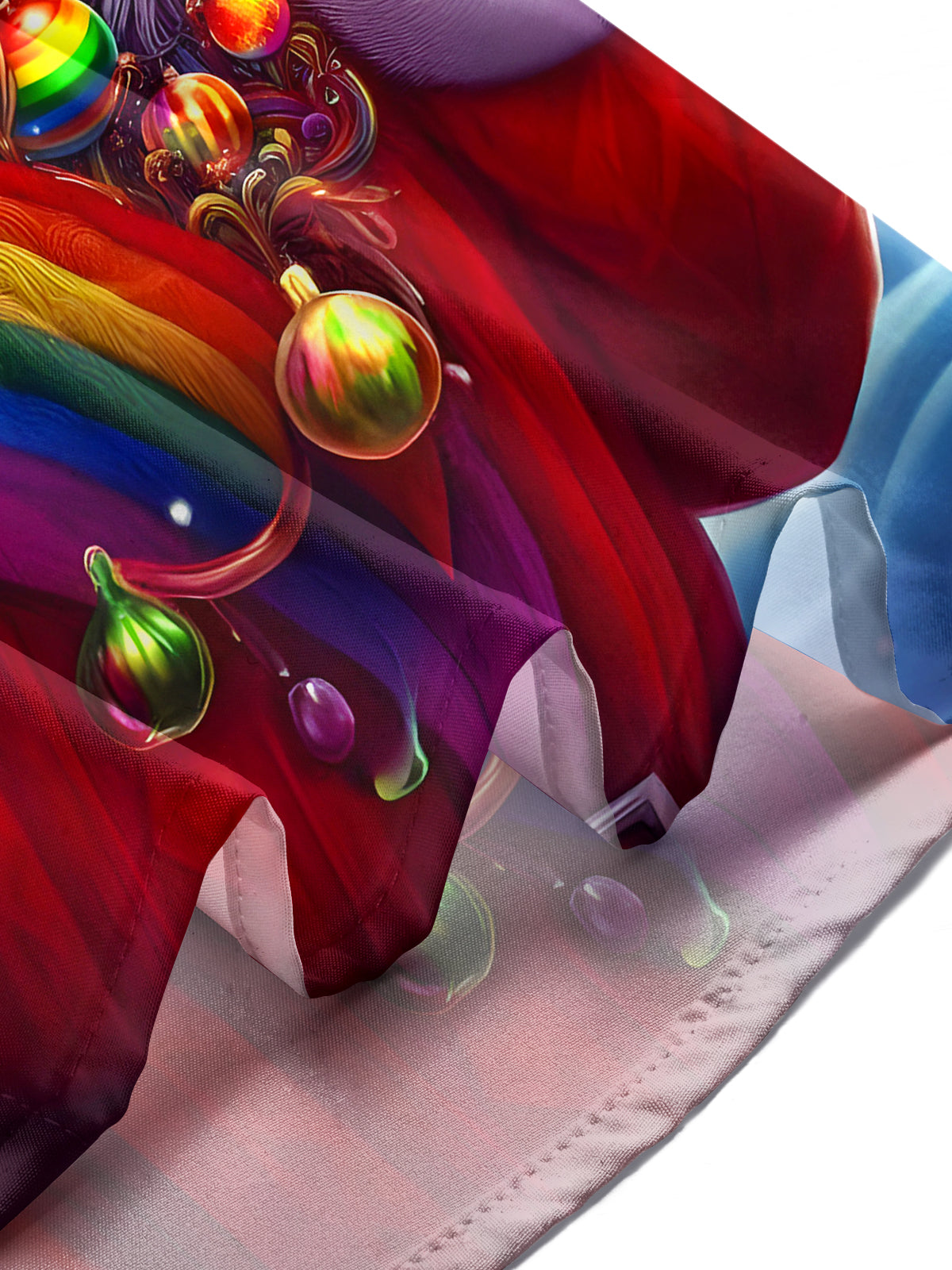 Christmas Santa Claus Men's Pocket Long Sleeve Shirts