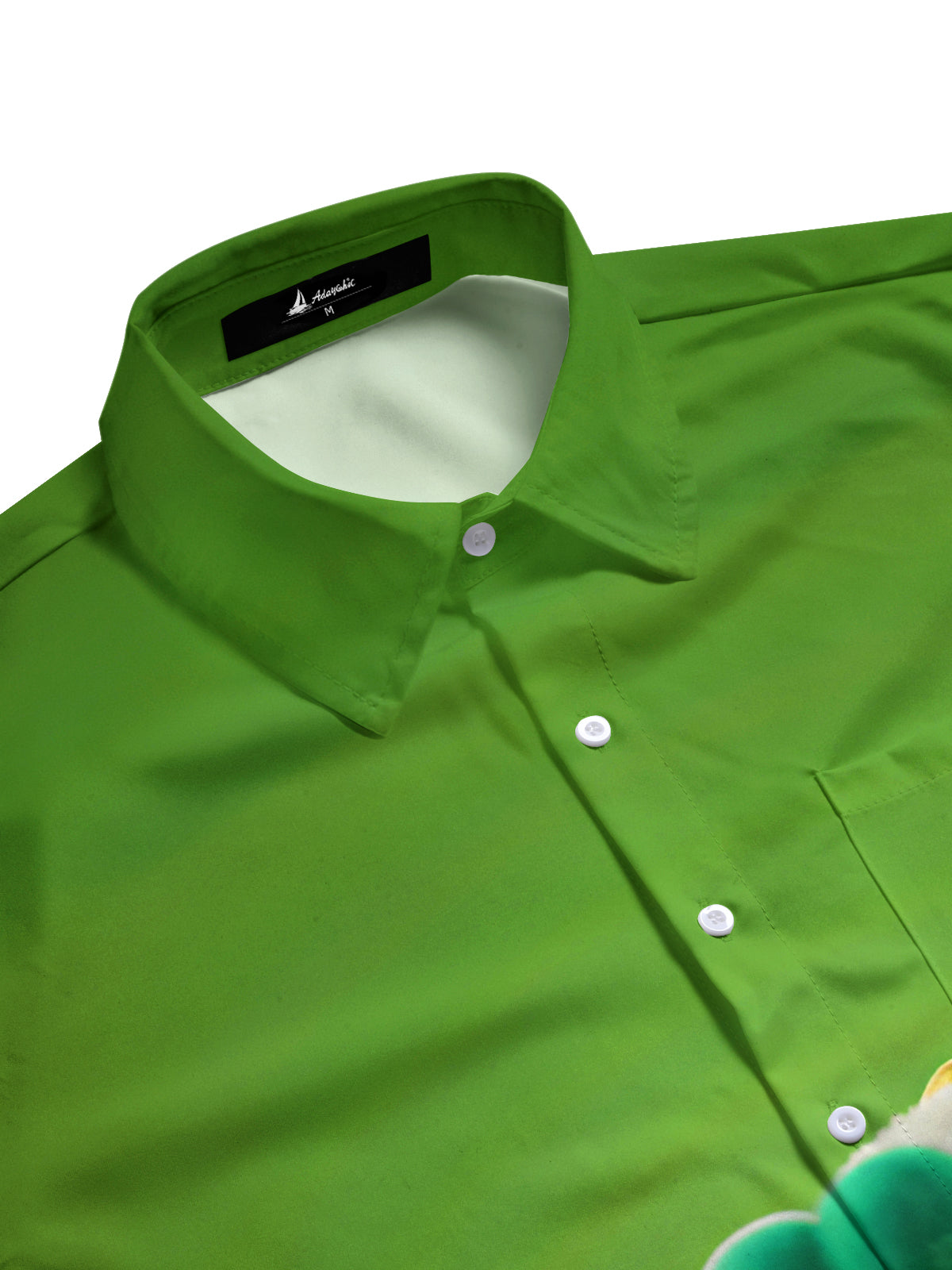 Funny Crocodile Wearing Sunglasses Men's Pocket Short Sleeve Shirts