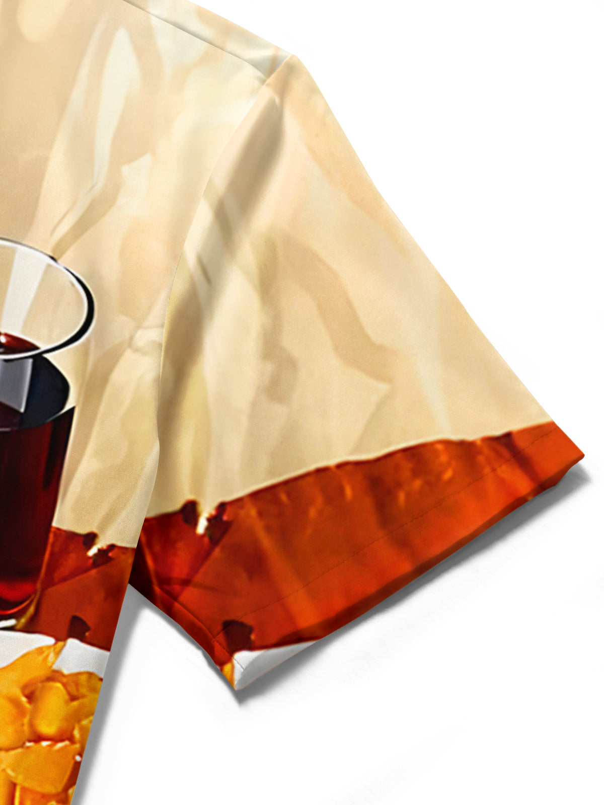 Christmas Dinner Turkey Men's Pocket Short Sleeve Shirts