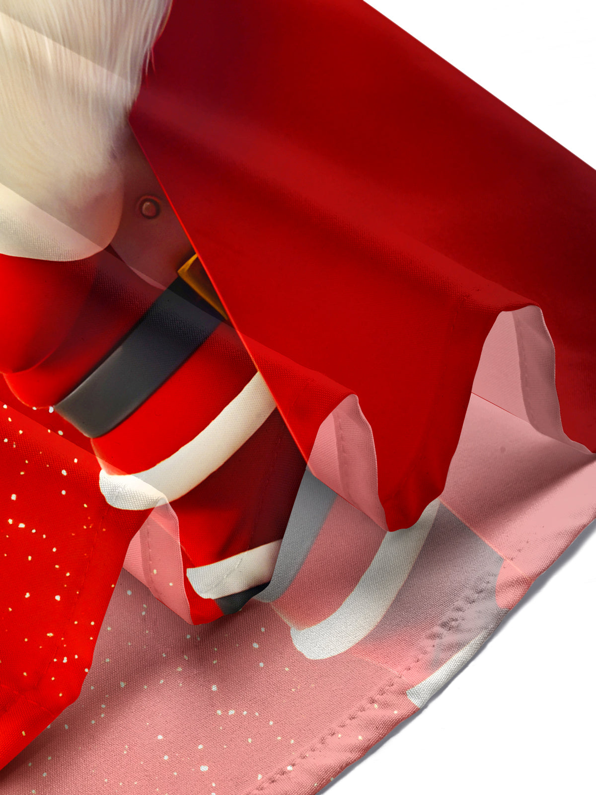 Funny Santa Claus Xmas Men's Pocket Long Sleeve Shirts