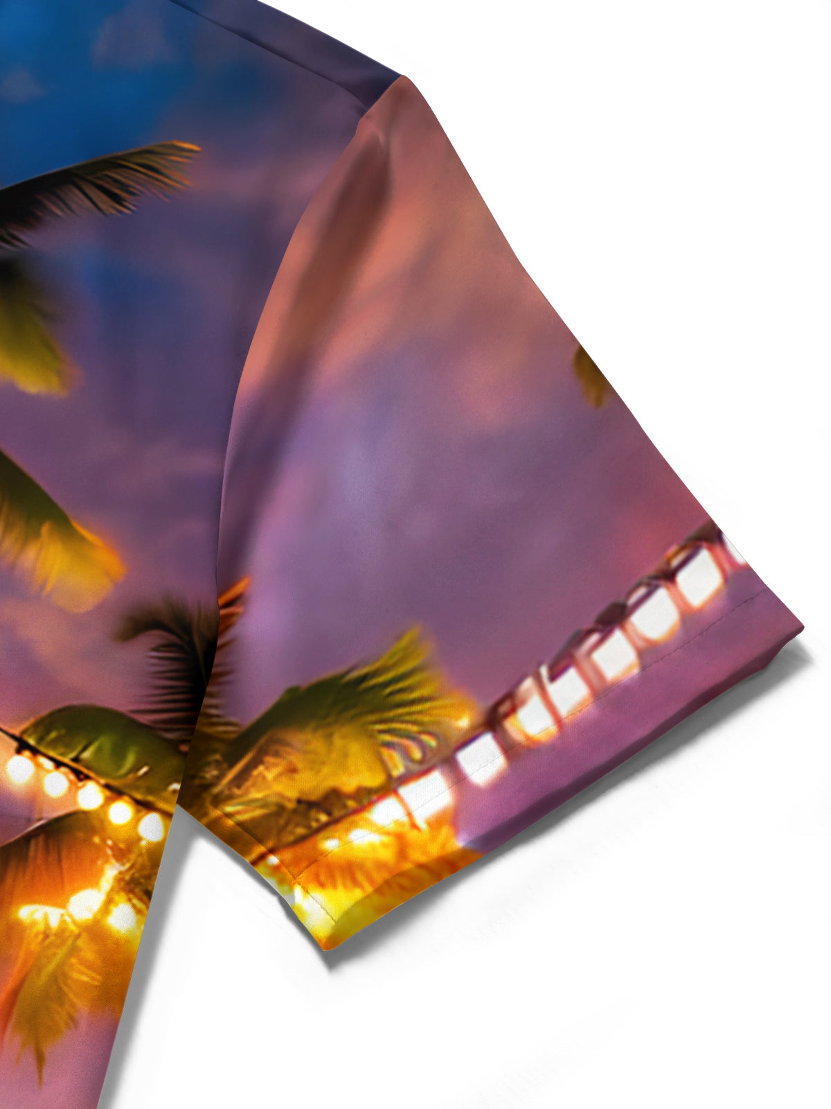 Christmas Coconut Tree Men's Pocket Short Sleeve Shirts