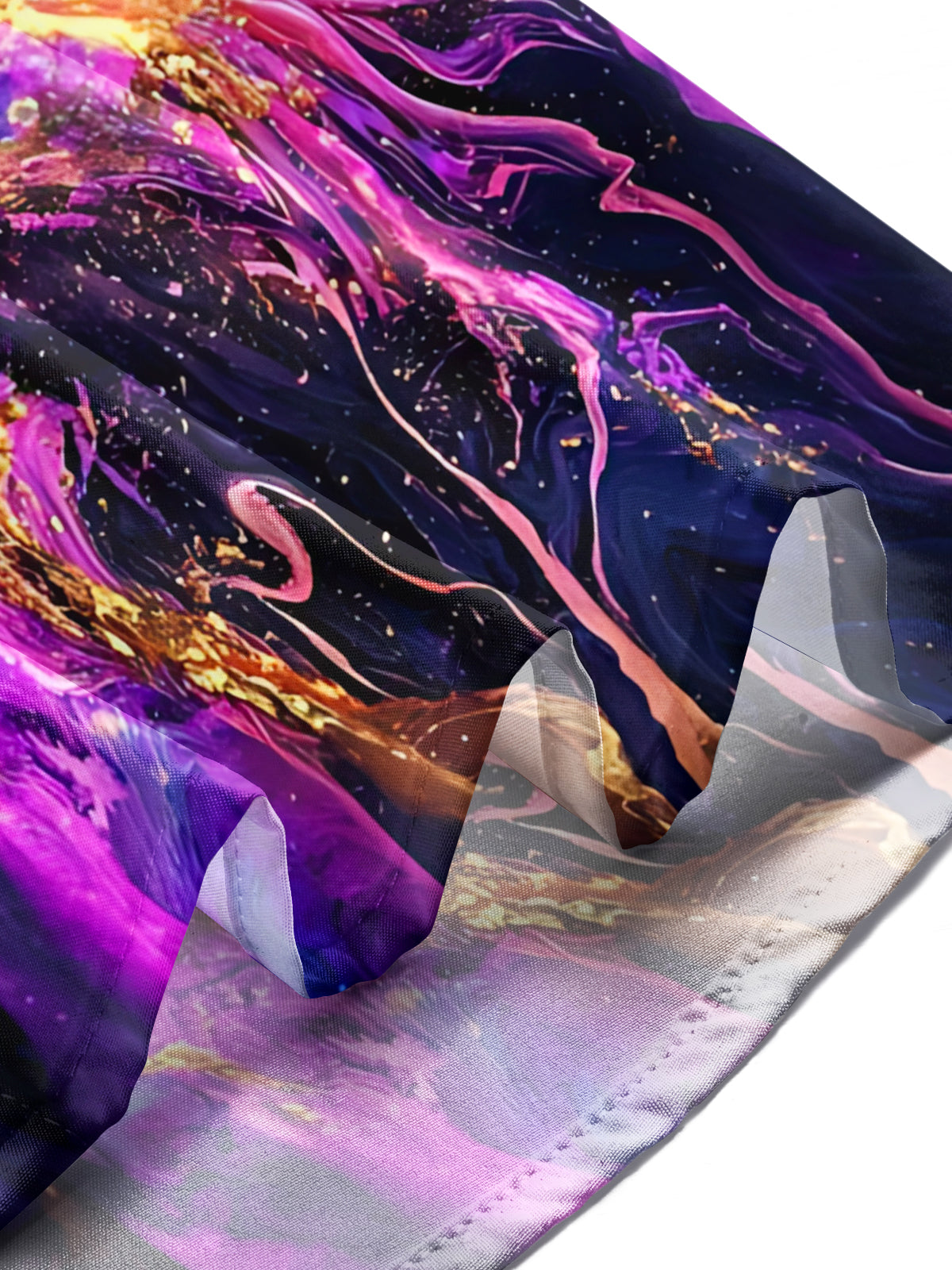 Eye Print Men's Pocket Short Sleeve Shirts