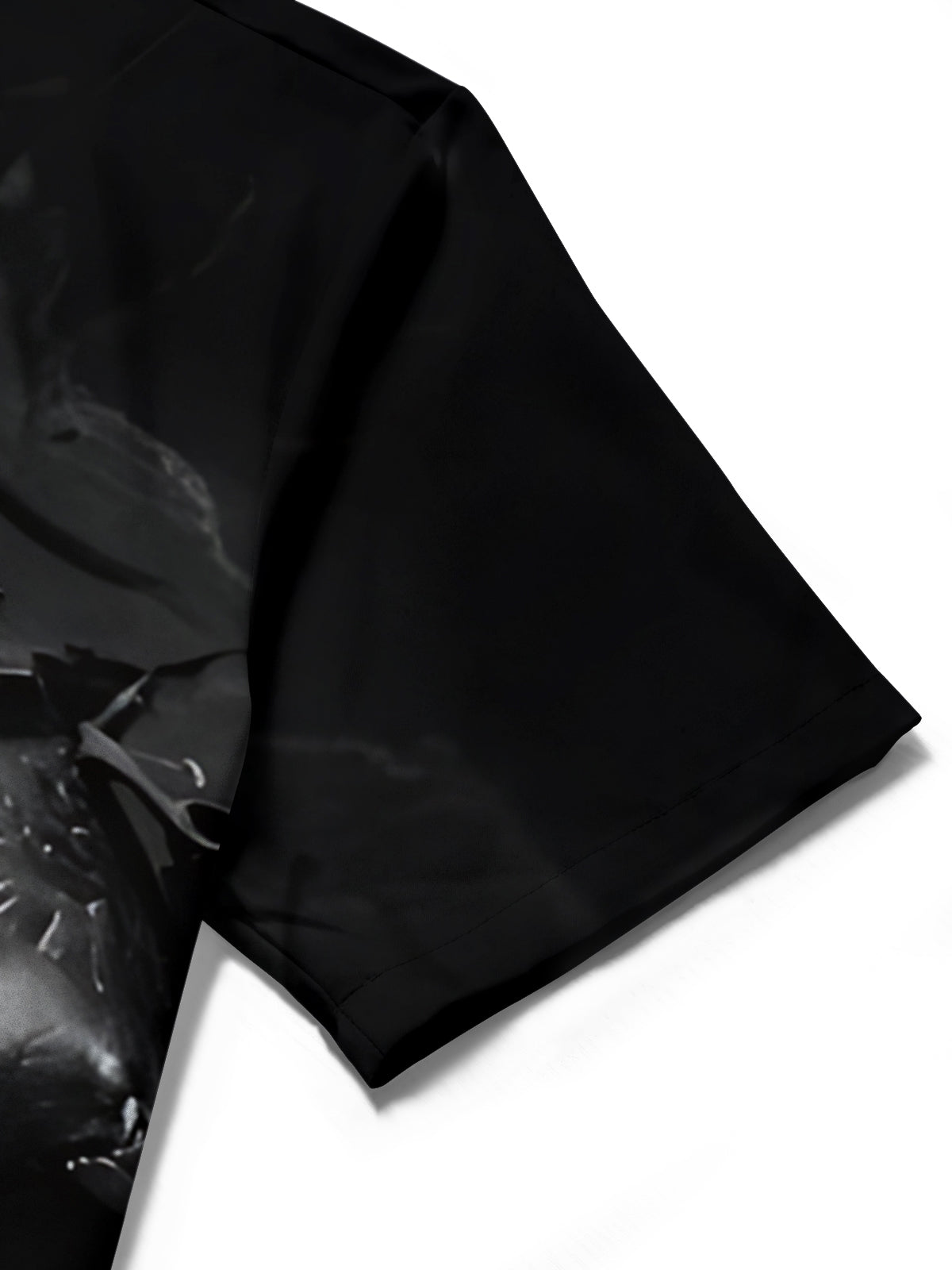 Skull Print Men's Pocket Short Sleeve Shirts