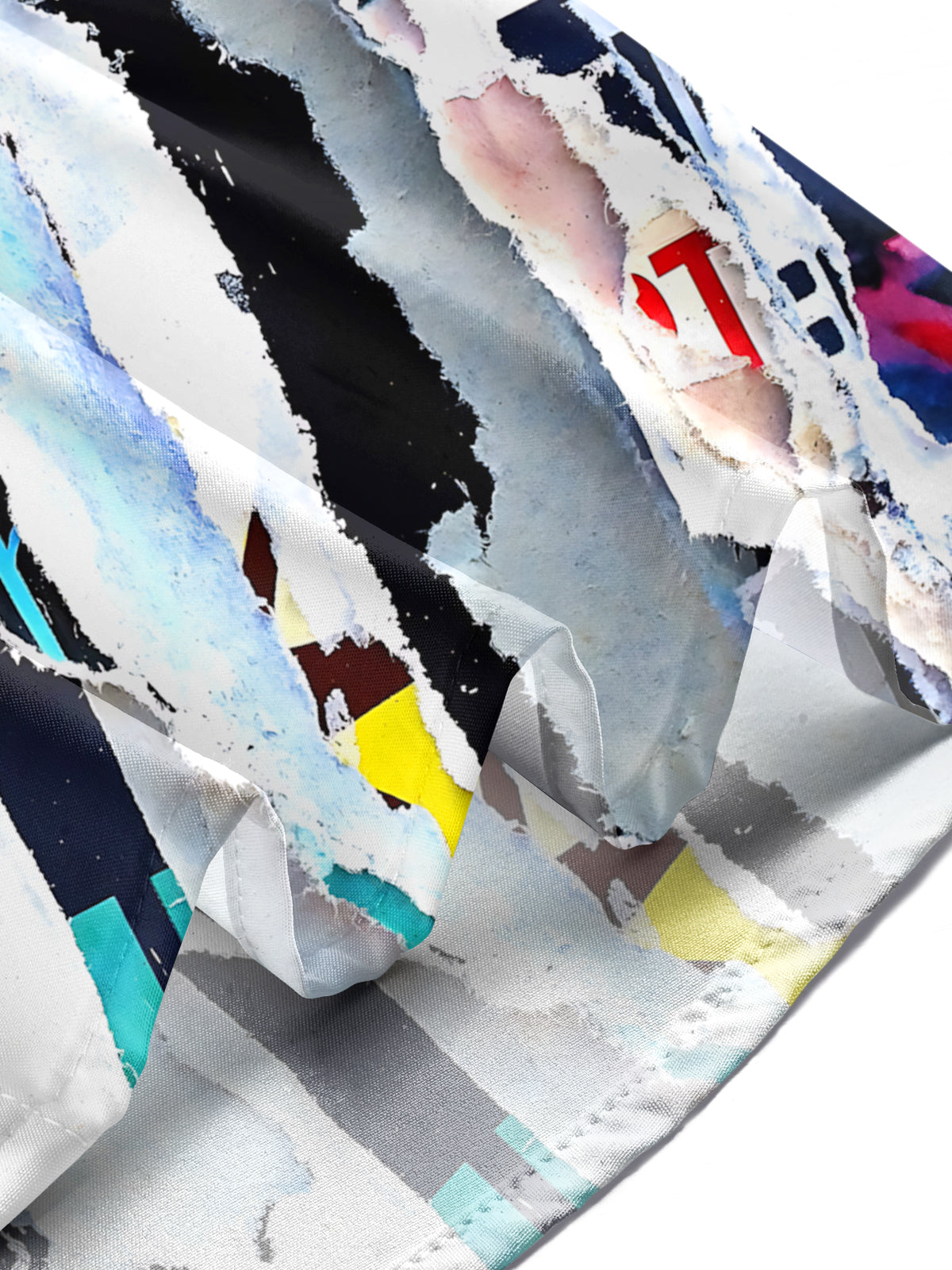 Art Print Men's Pocket Long Sleeve Shirts