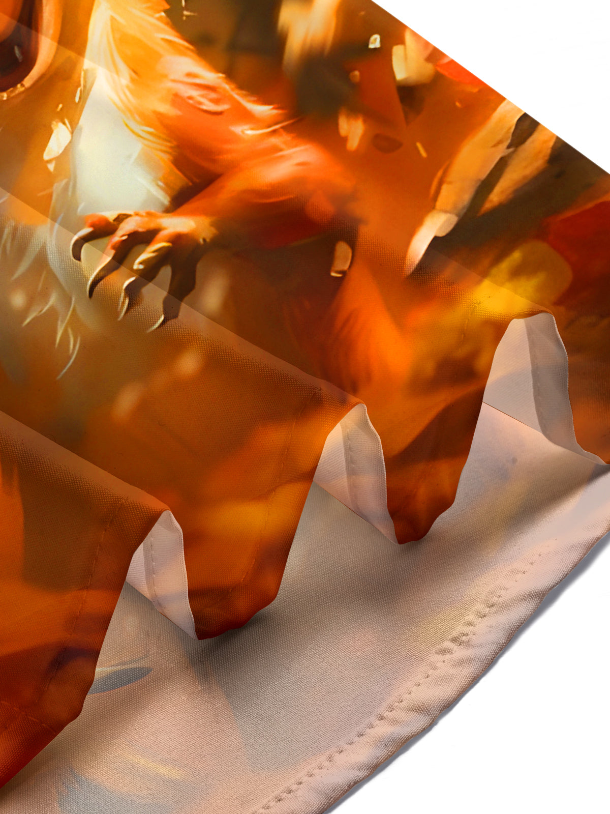 Funny Squirrel Maple Leaf Men's Pocket Short Sleeve Shirts