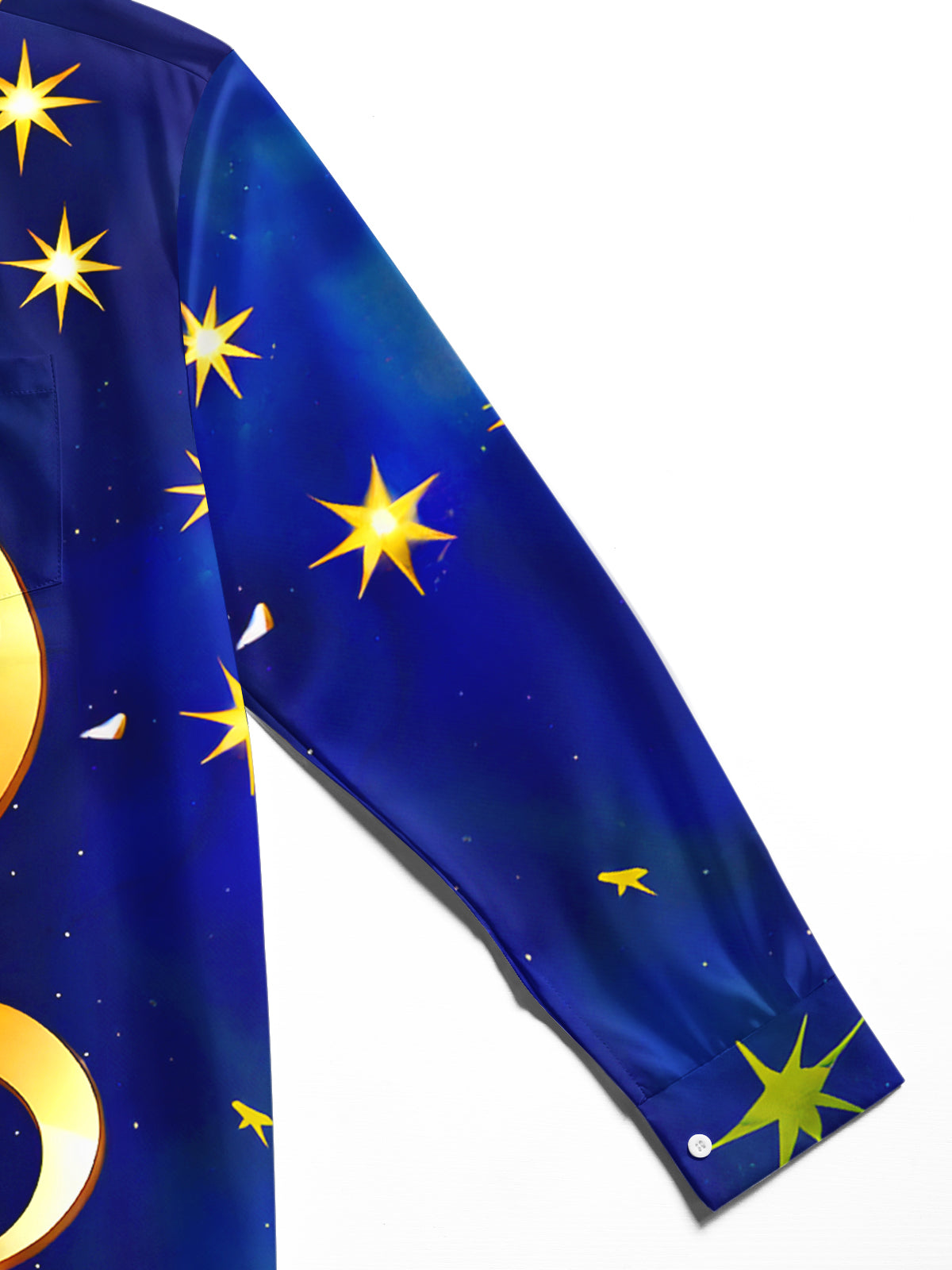 Musical Note Men's Pocket Long Sleeve Shirts