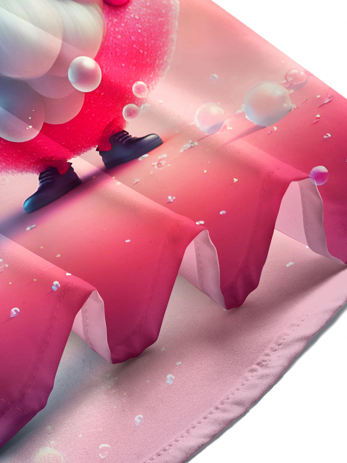 Funny Santa Bubble Xmas Men's Pocket Short Sleeve Shirts