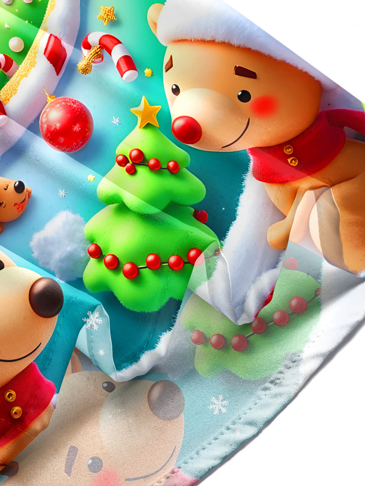 Funny Santa Claus Elk Swirl Xmas Men's Pocket Long Sleeve Shirts