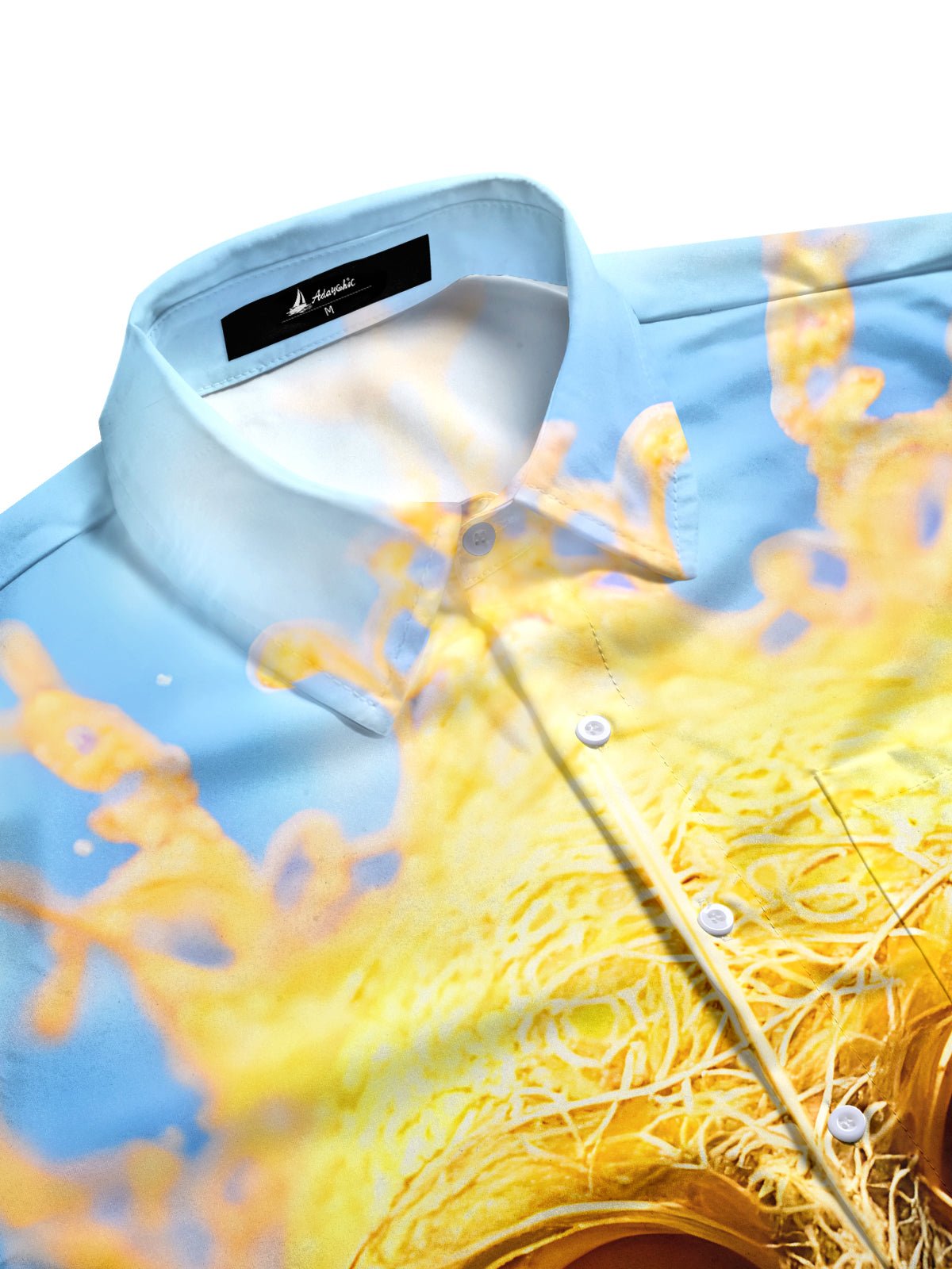 Funny Horror Flame Art Relief Halloween Men's Pocket Short Sleeve Shirts