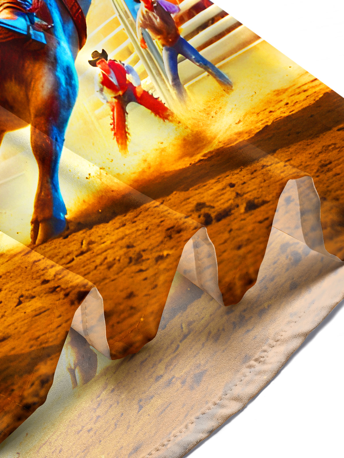 Funny Santa Bullfight Xmas Men's Pocket Long Sleeve Shirts